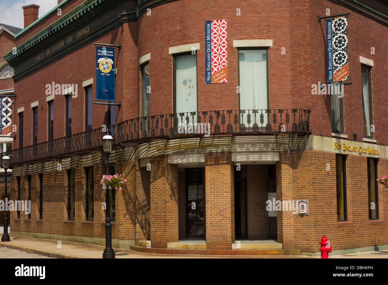 New England Quilt Museum in Lowell MA Stock Photo Alamy