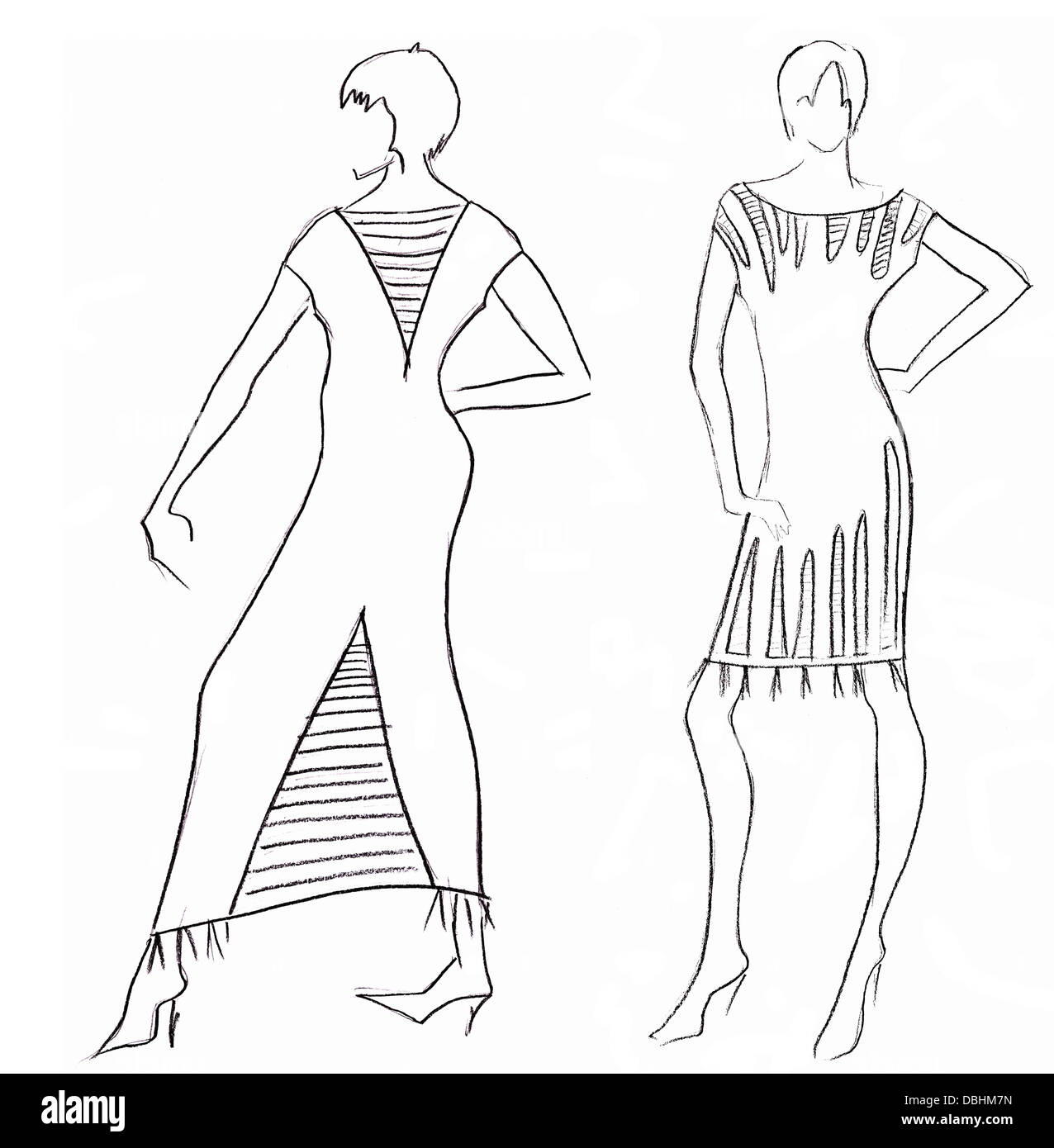 Dress Design - Drawing Skill-atpcosmetics.com.vn