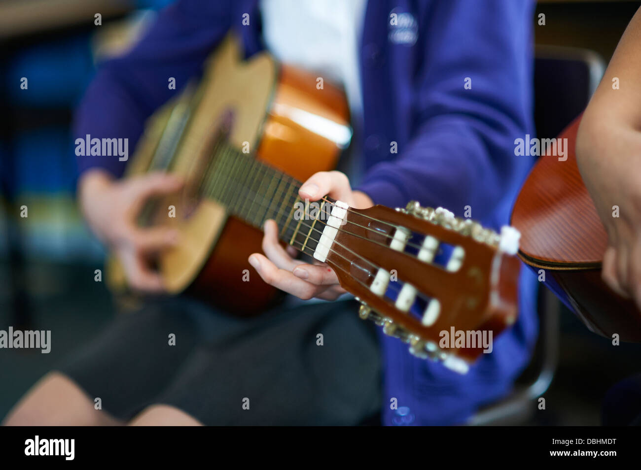 school guitar Stock Photo