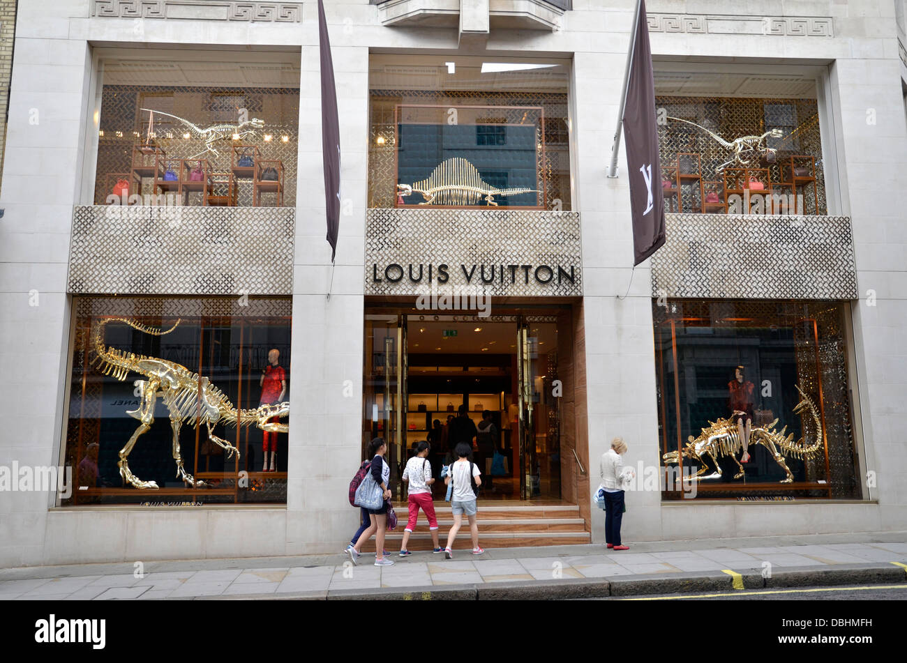 The Louis Vuitton store in Old Bond Street, Mayfair Stock Photo - Alamy
