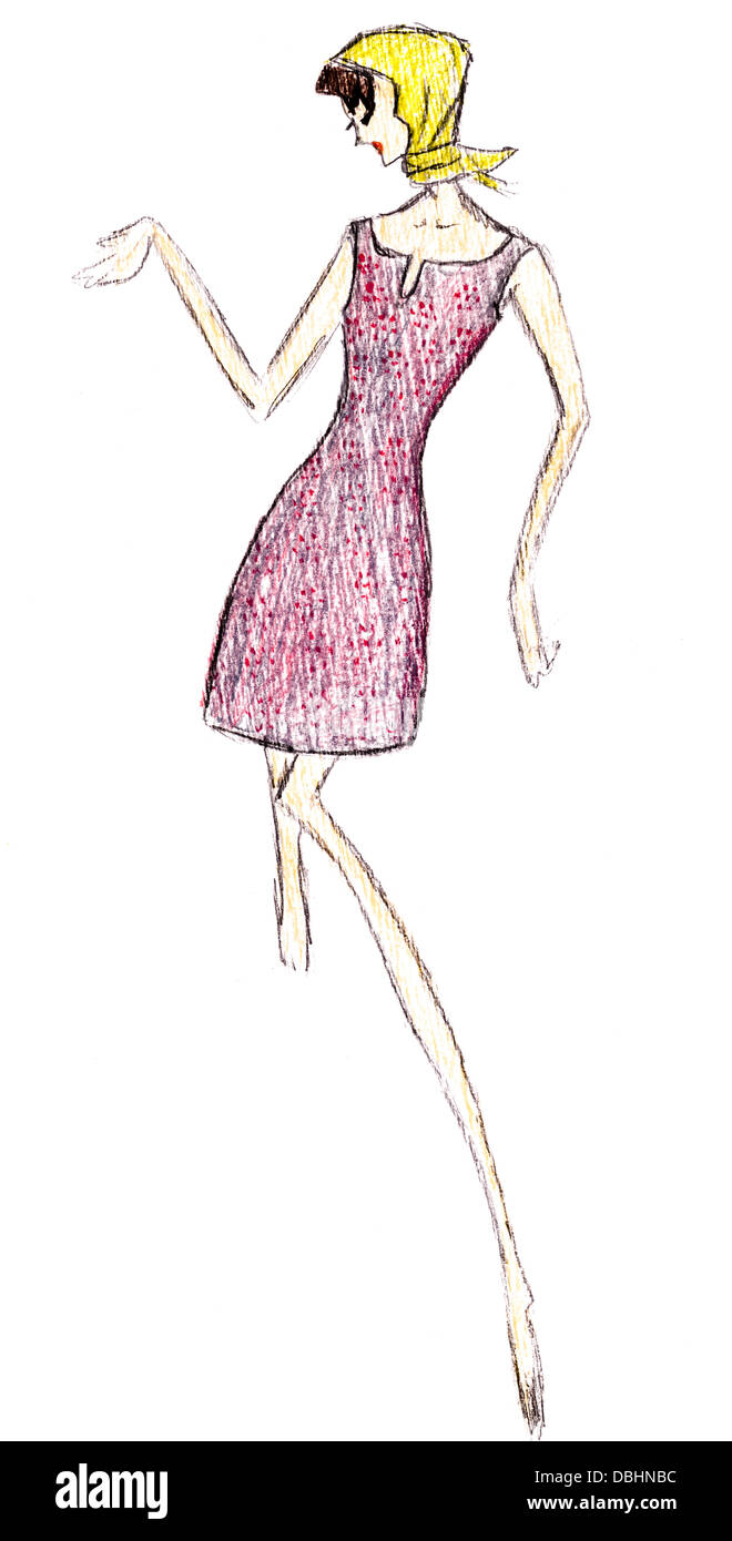 Simple dress sketch