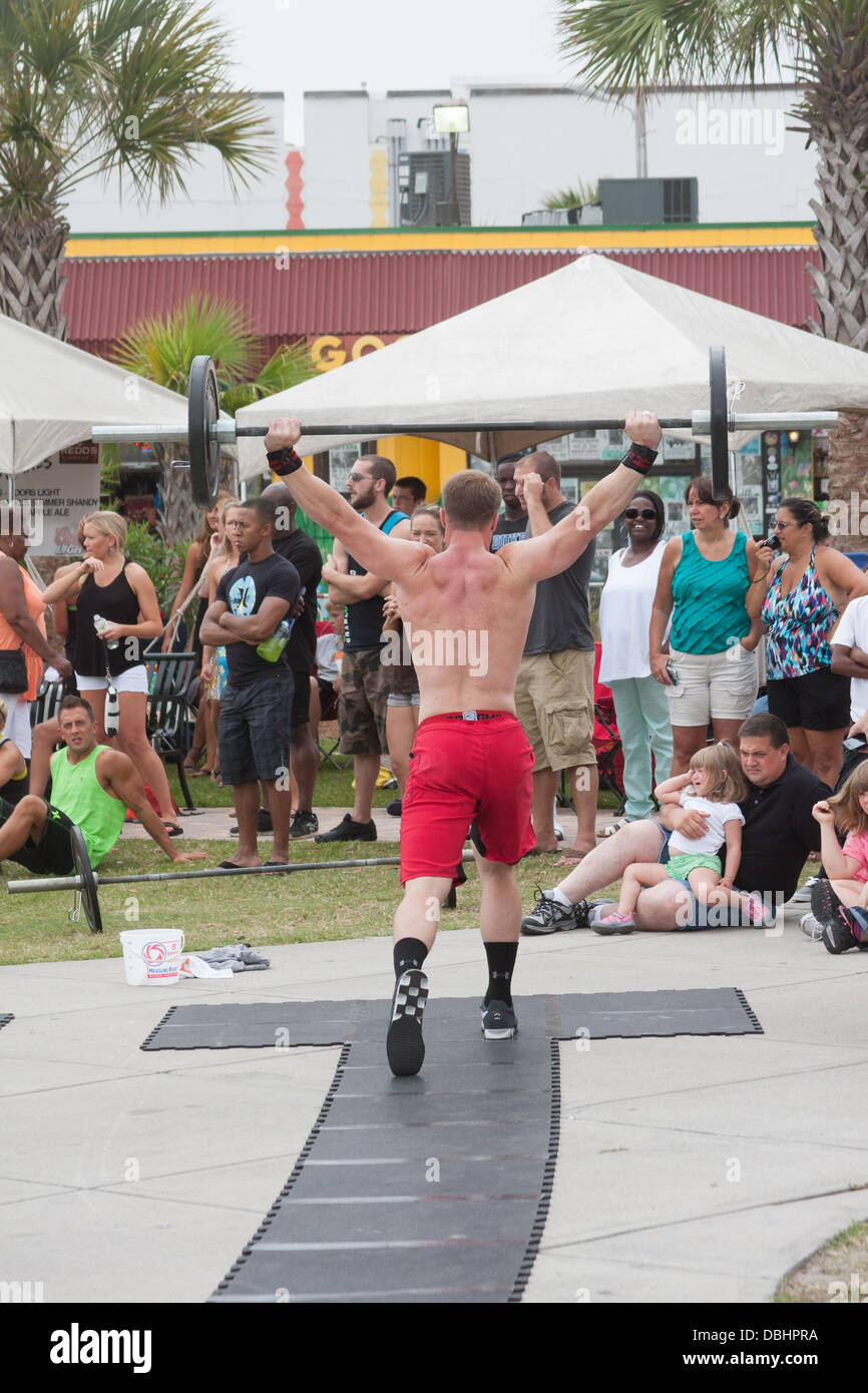 Male CrossFit Competition Stock Photo - Alamy