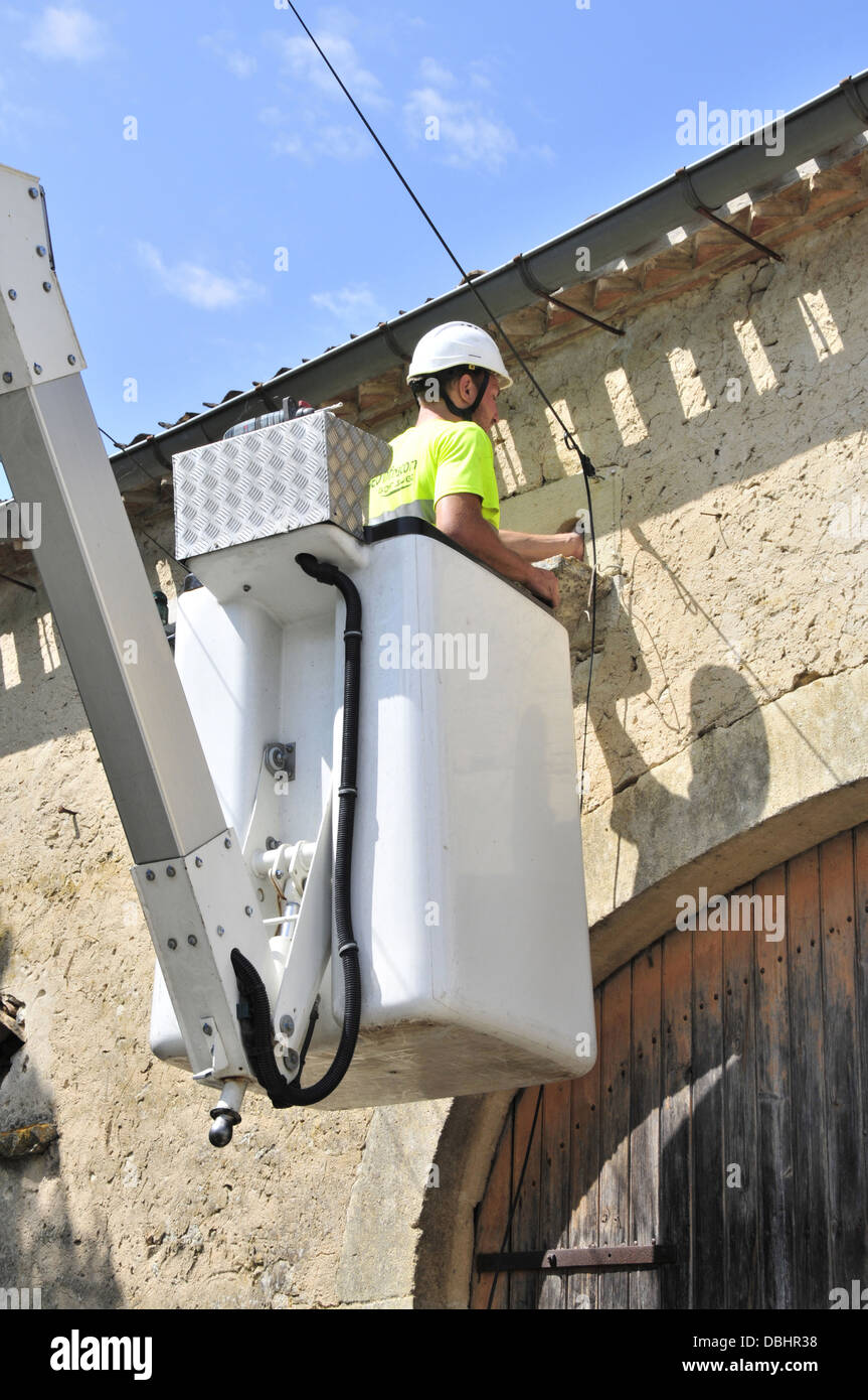 TELECOMMUNICATIONS Stock Photo