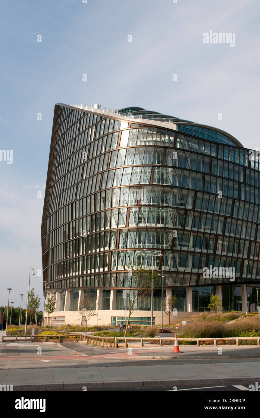 New glass Co-operative office building, Manchester, UK Stock Photo