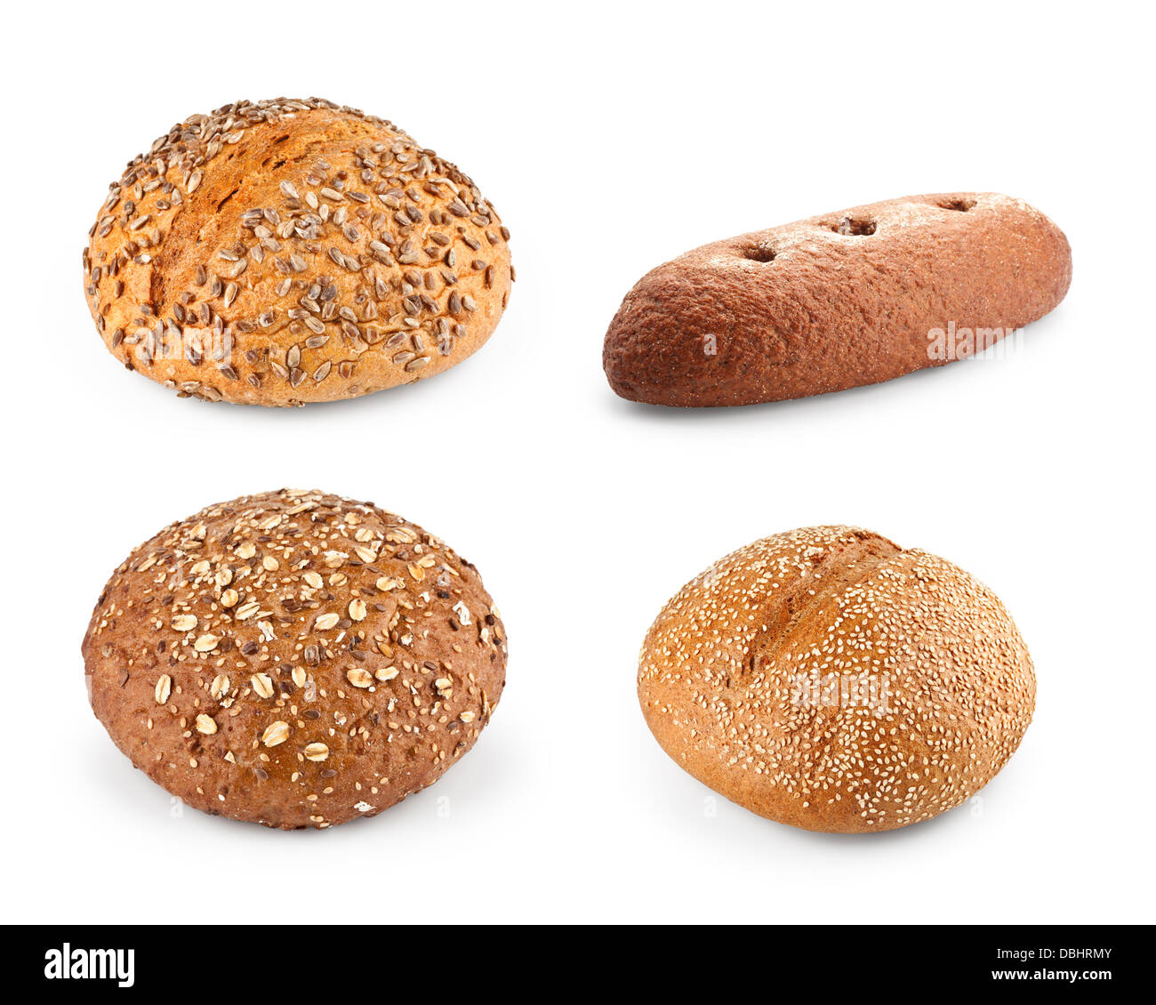 Different Types Of Bread Stock Photo