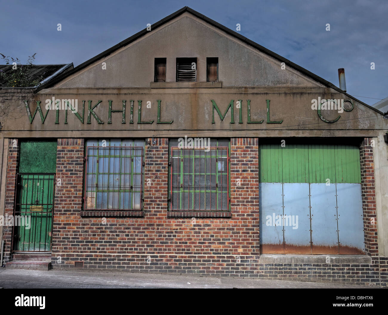 The old Winkhill Mill Co in Stoke-On-Trent Stock Photo