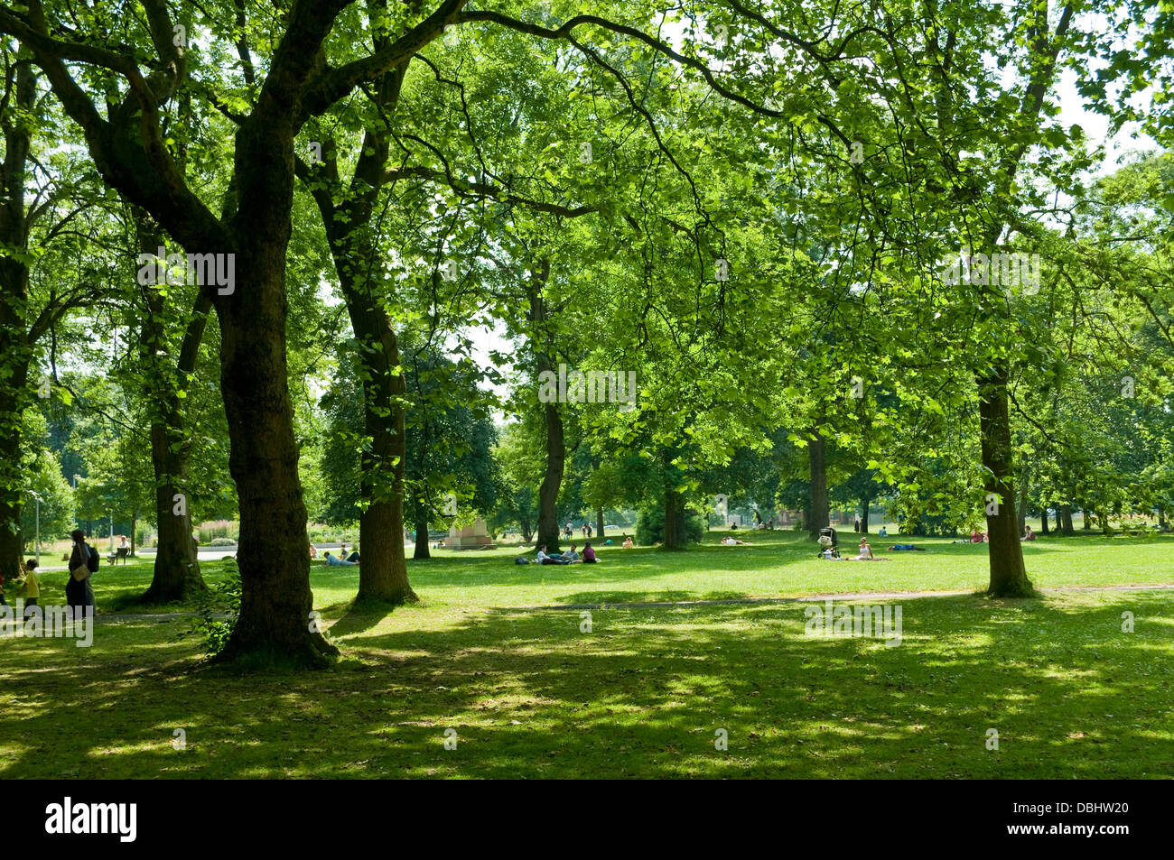Whitworth Park, Manchester, UK Stock Photo Alamy