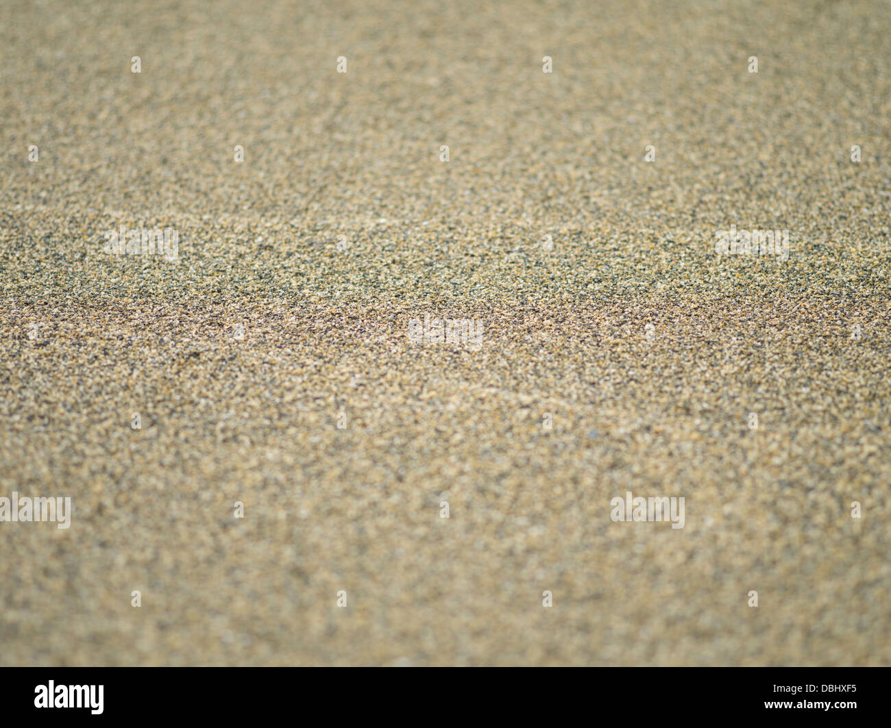 Ripples in the sand on the beach in northern Okinawa, Japan Stock Photo