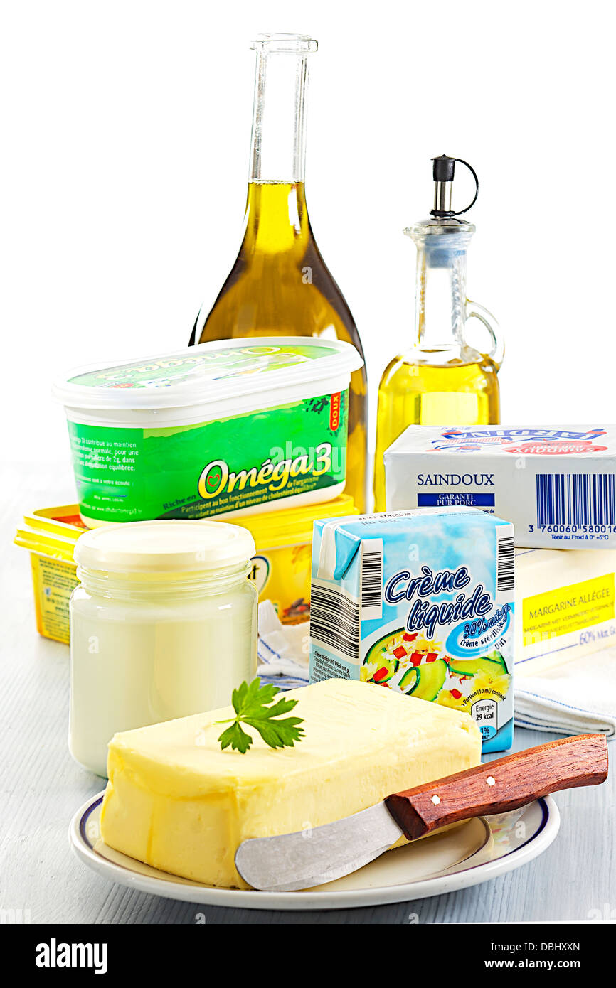 Olive oil butter margarine hi-res stock photography and images - Alamy