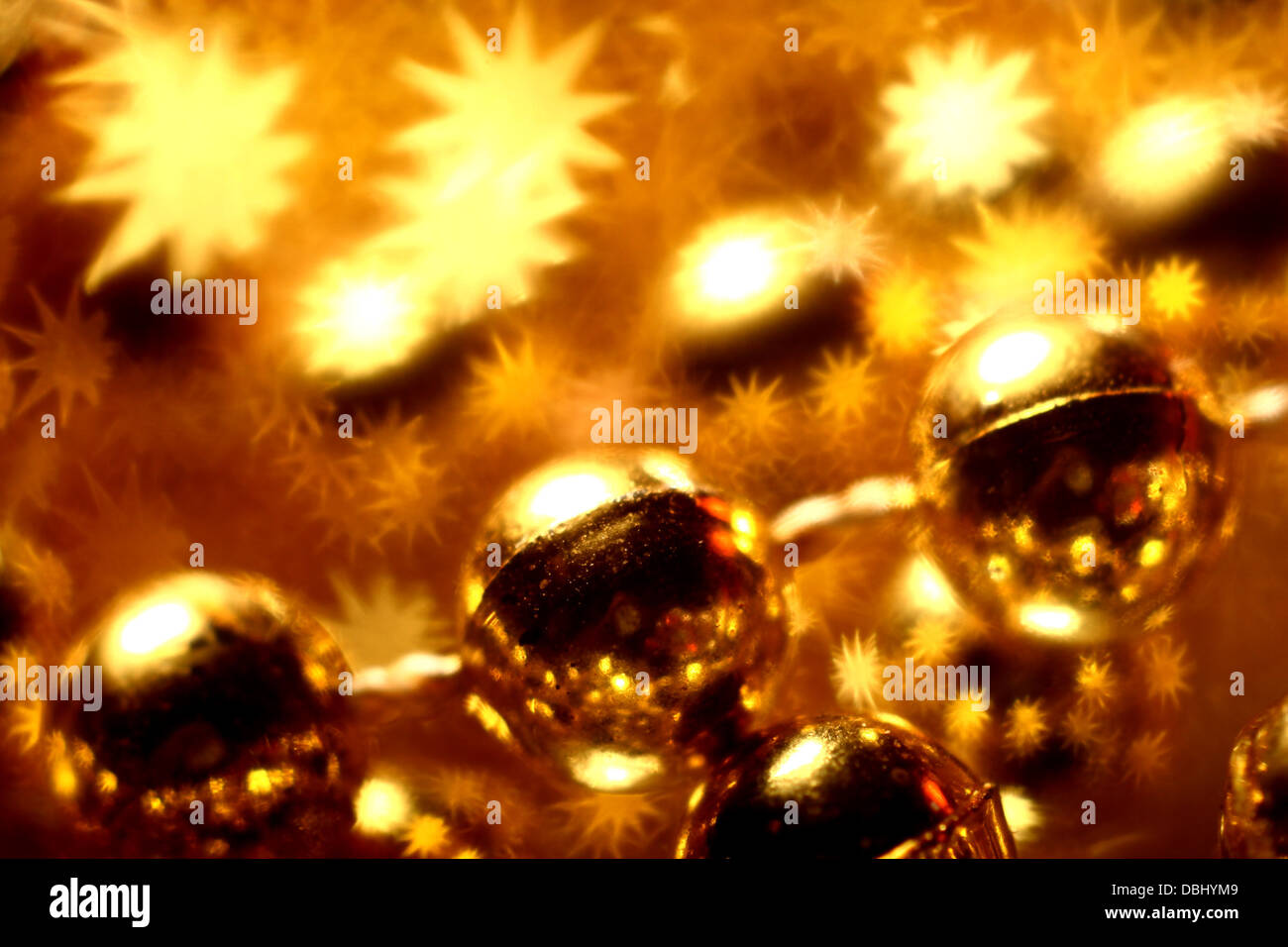 golden stars holiday background close up Stock Photo - Alamy