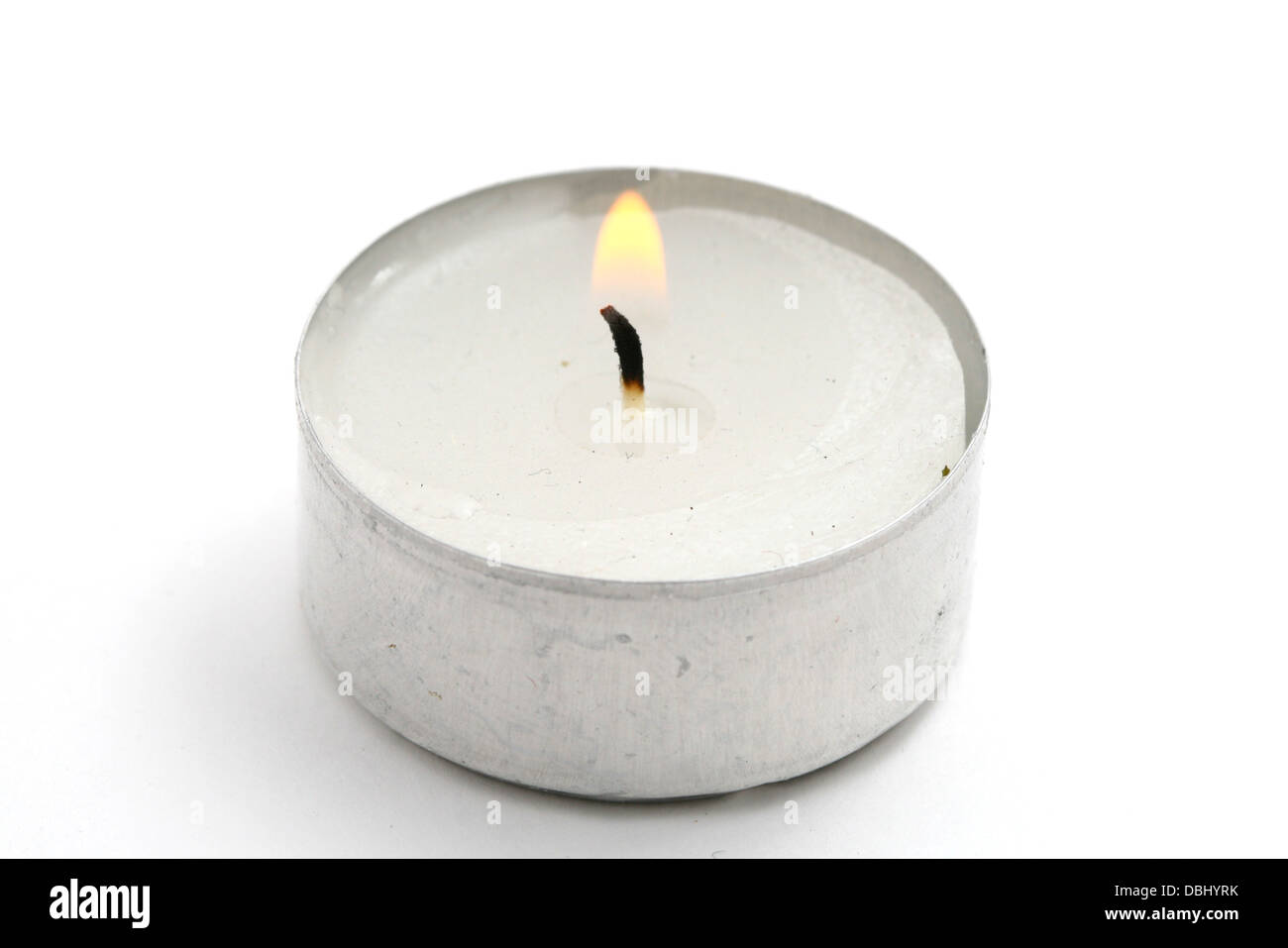 candle isolated on white background Stock Photo - Alamy