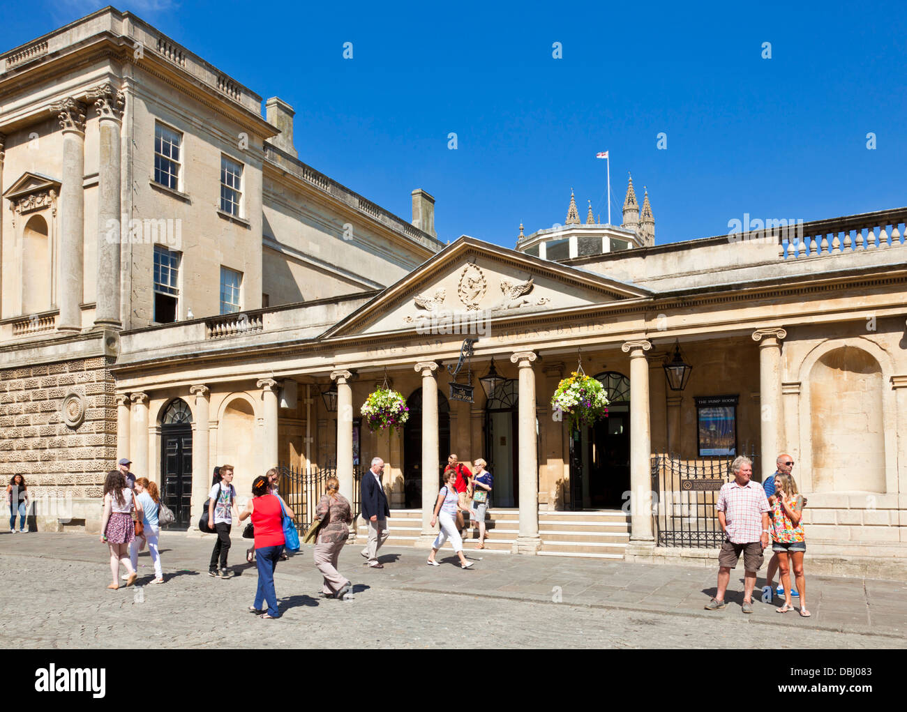 Kings and Queens Bath Entrance Stall Street Bath Somerset England UK GB EU Europe Stock Photo