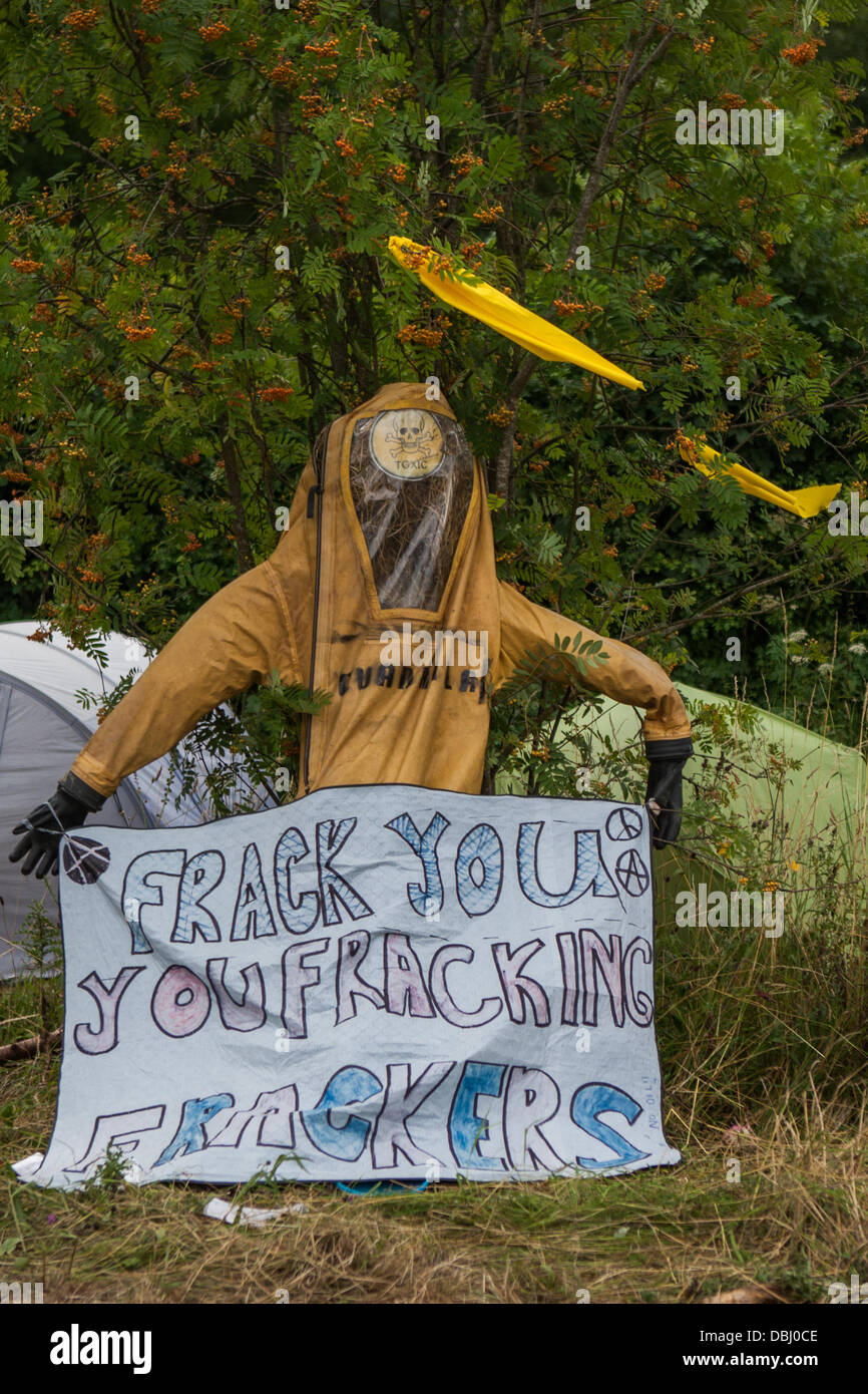 Balcombe, West Sussex, UK. 31st July, 2013. Protest against Cuadrilla drilling & fracking just outside the village of Balcombe in West Sussex. Balcombe, West Sussex, UK. Credit:  martyn wheatley/Alamy Live News Stock Photo