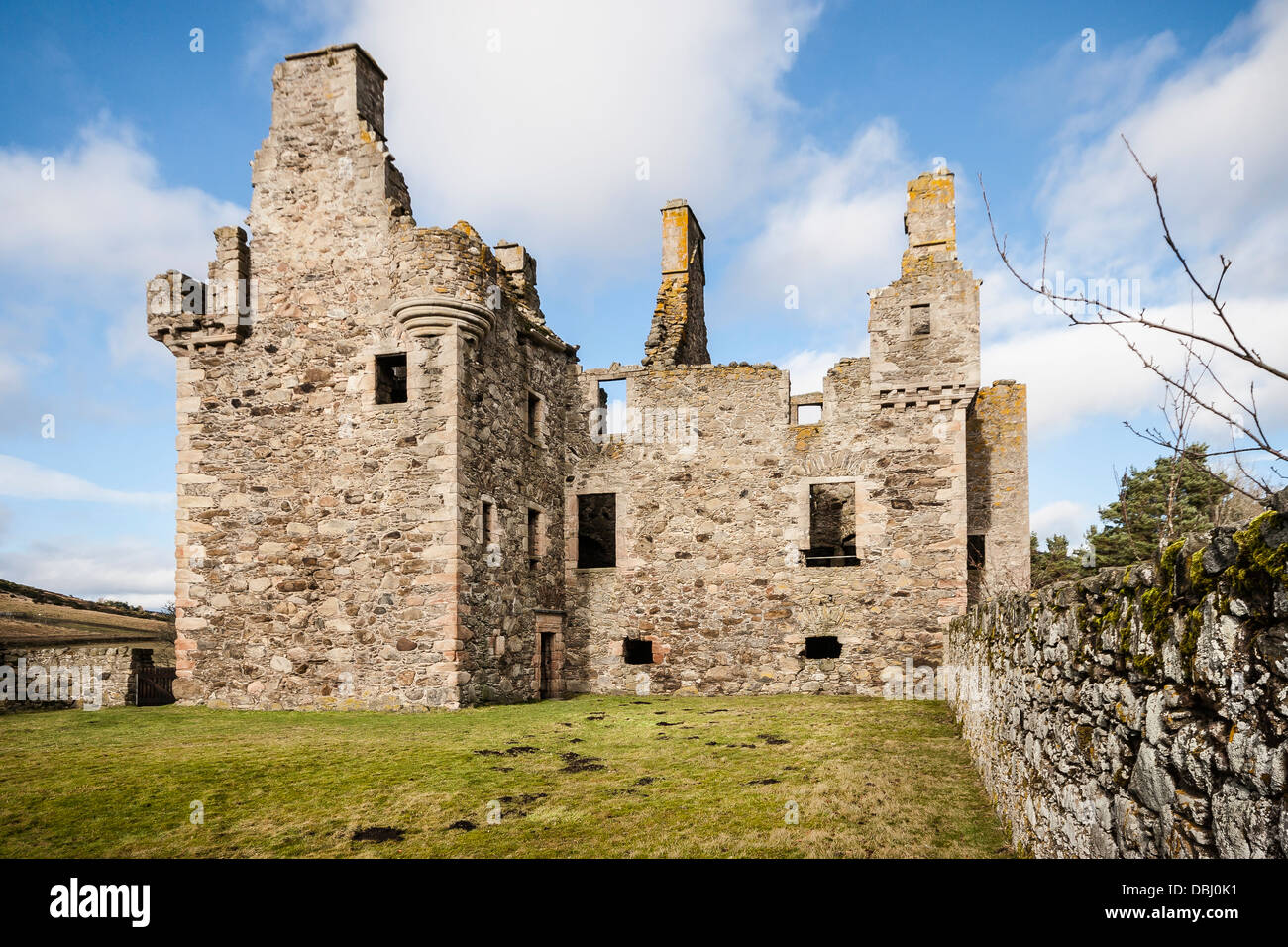 Glenbuchat Castle in Aberdeenshire, Scotland Stock Photo Alamy