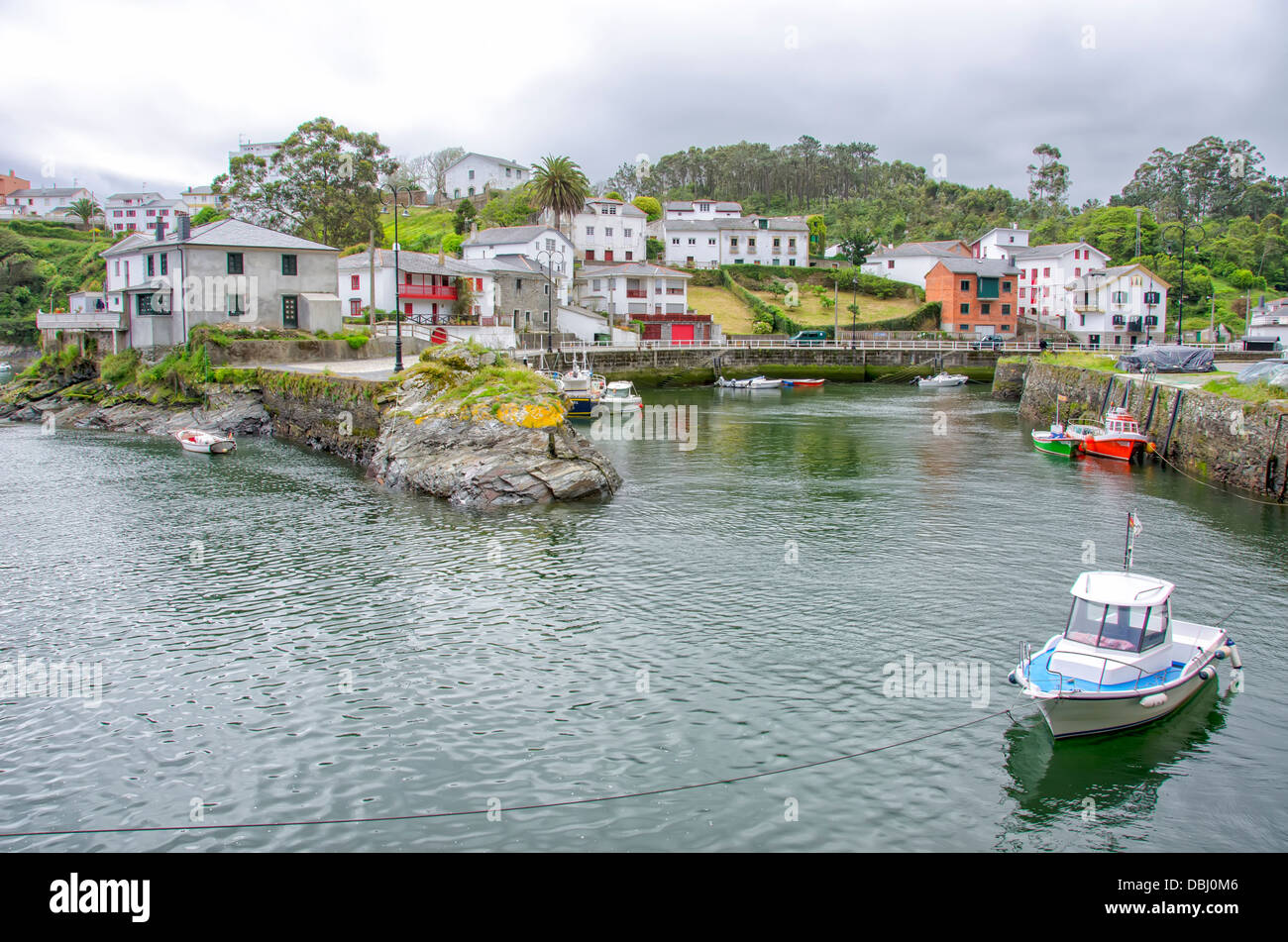 Viavelez port on a gray day Stock Photo Alamy