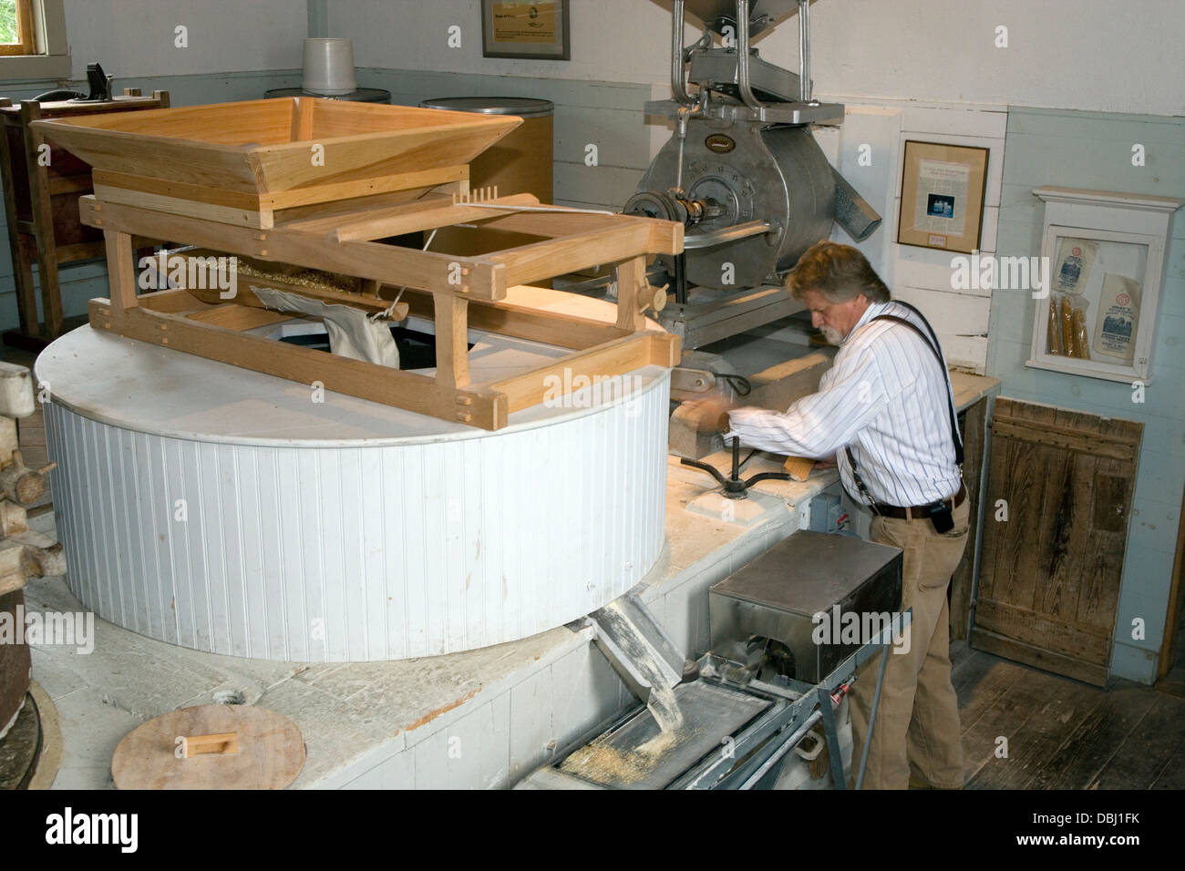 Adamsville / Grays Grist Mill Stock Photo