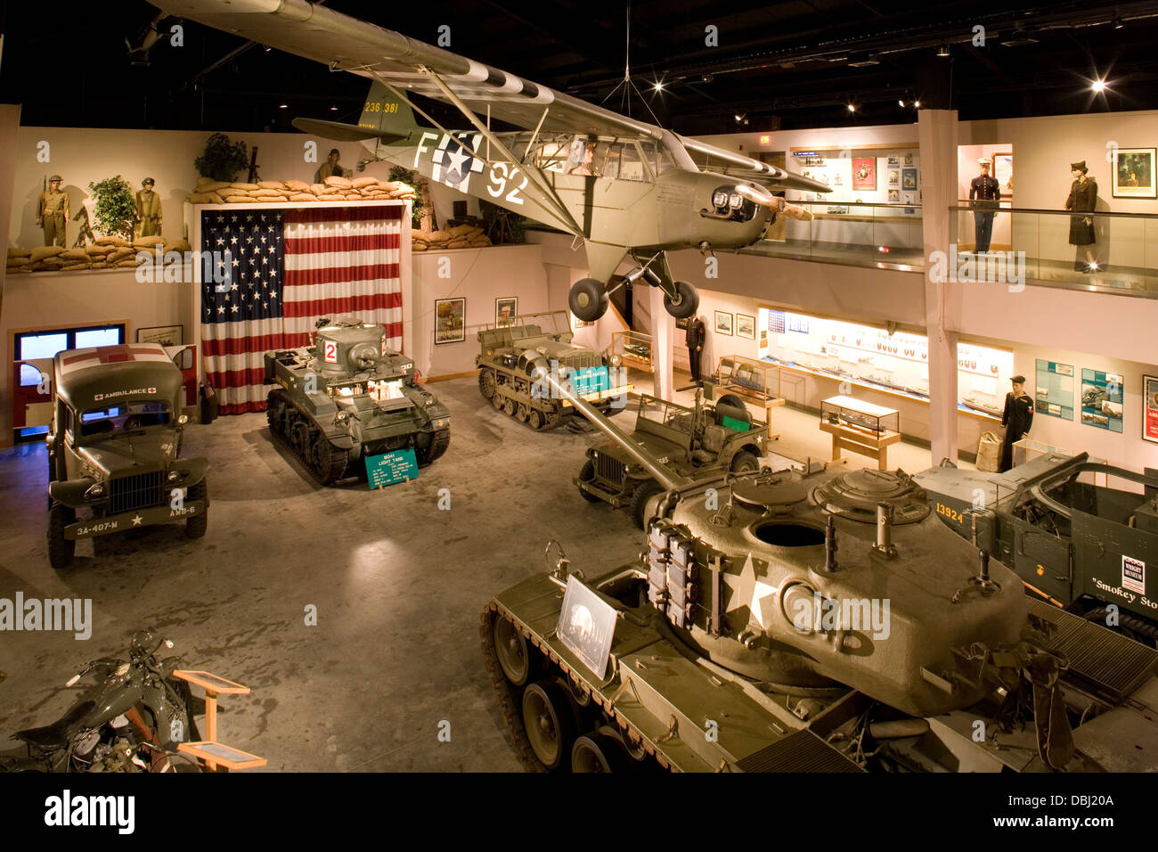 Wolfeboro / Wright Museum - America at War, the Home Front. Stock Photo