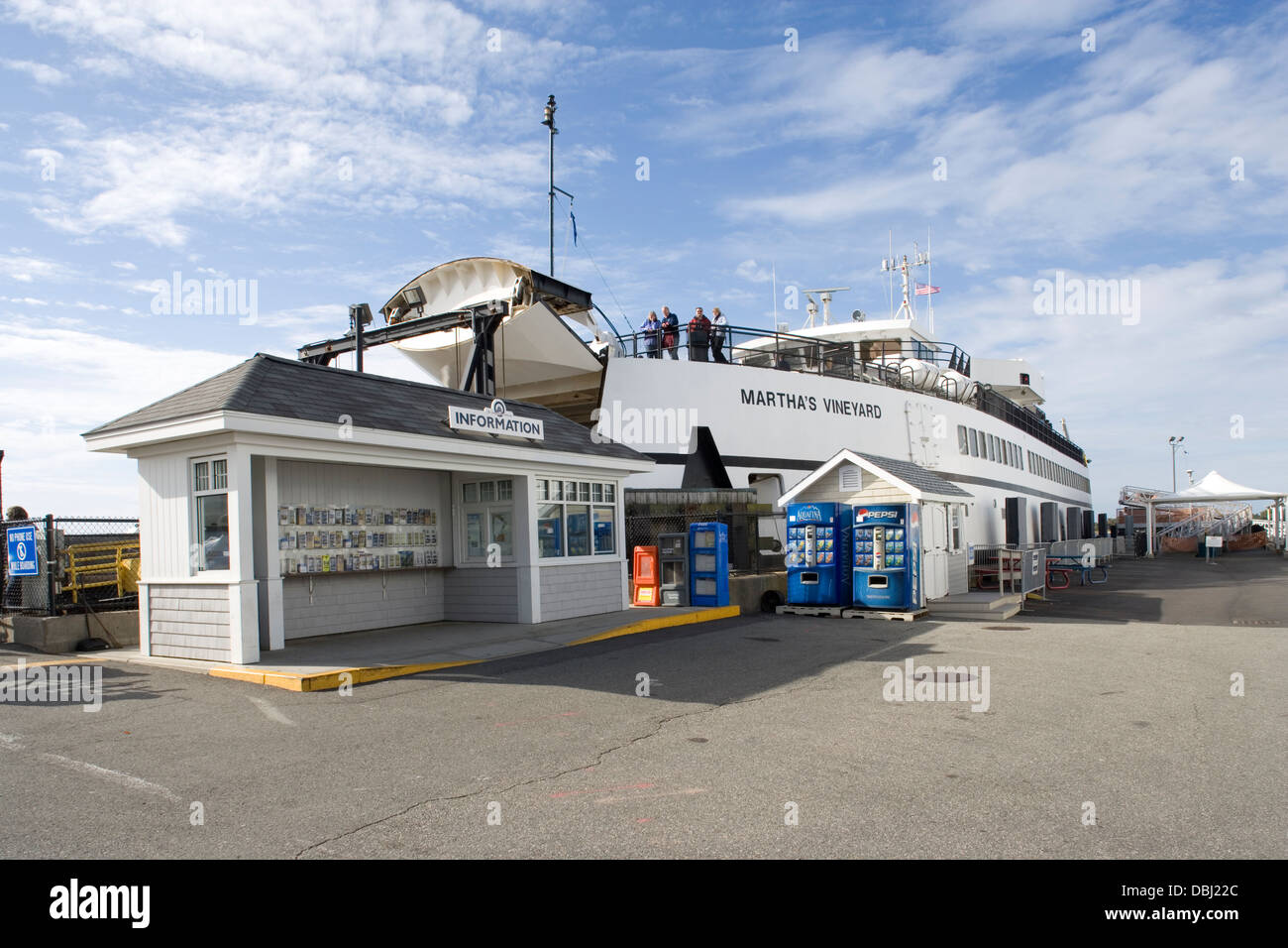 Cape Cod: Hyannis - Martha's Vineyard ferry Stock Photo