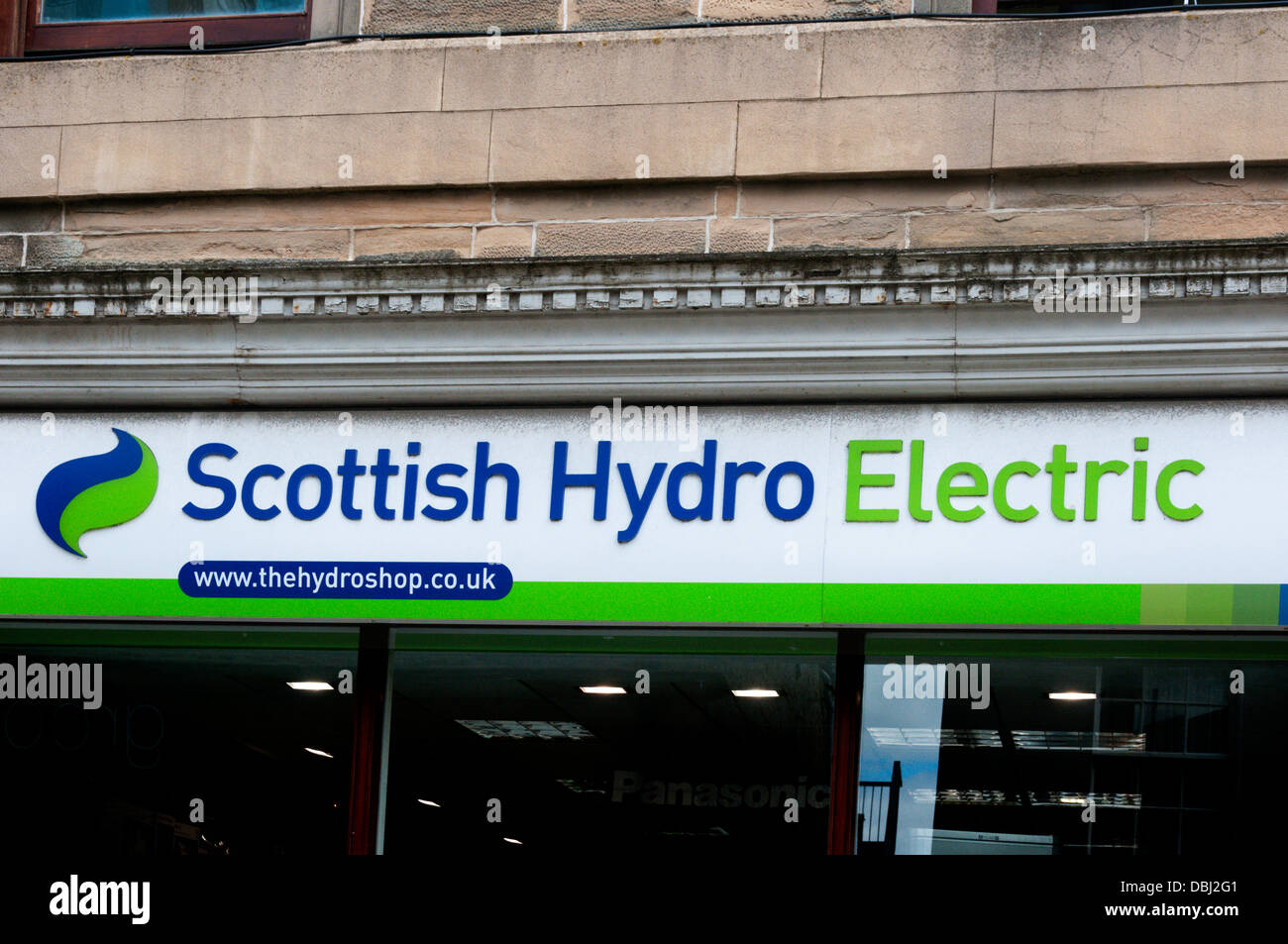 Scottish Hydro Electric showroom. Stock Photo