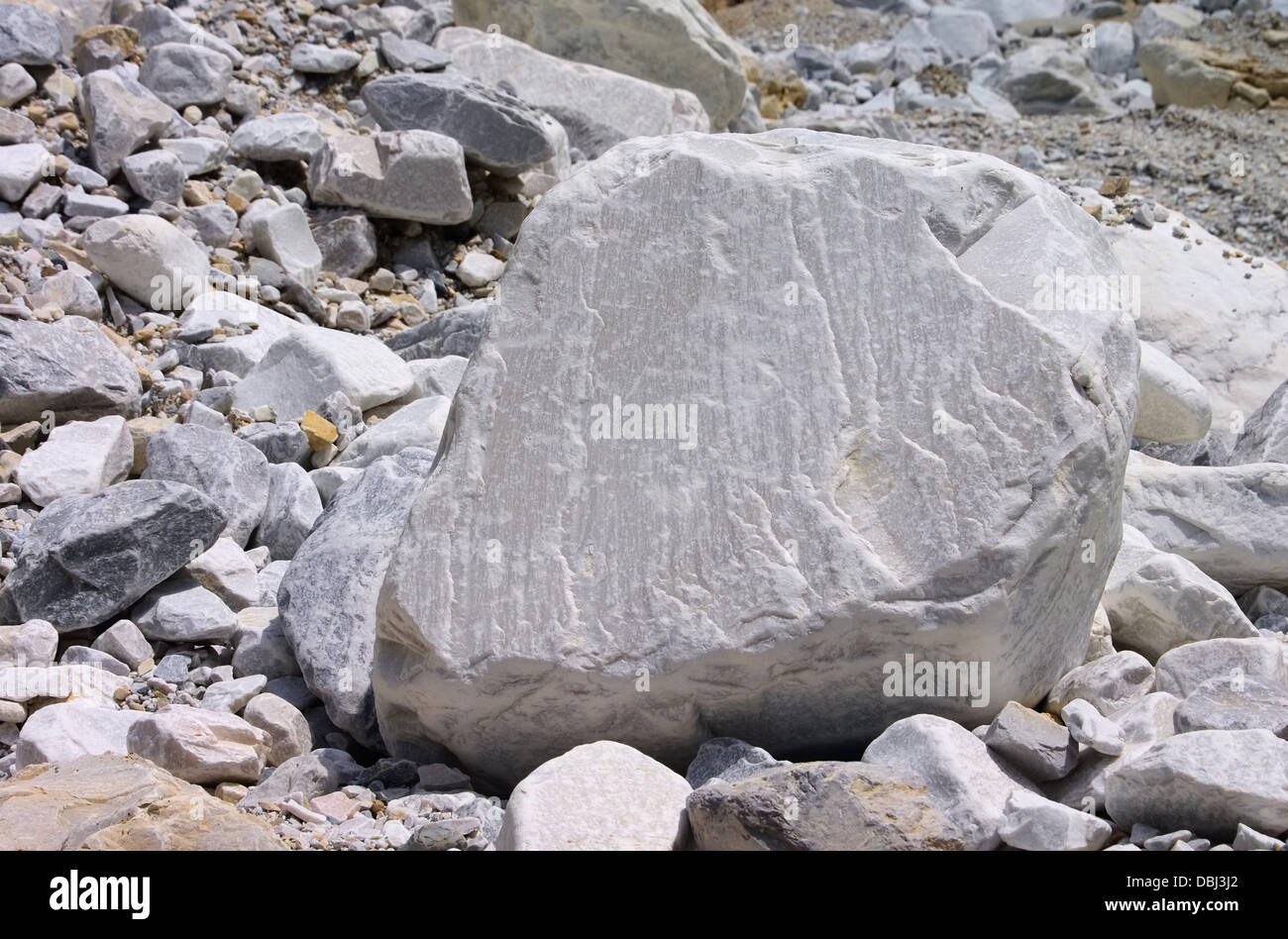 Carrara Marmor Steinbruch - Carrara marble stone pit 30 Stock Photo