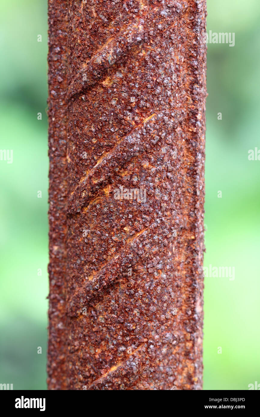 Rusty steel rod Stock Photo Alamy
