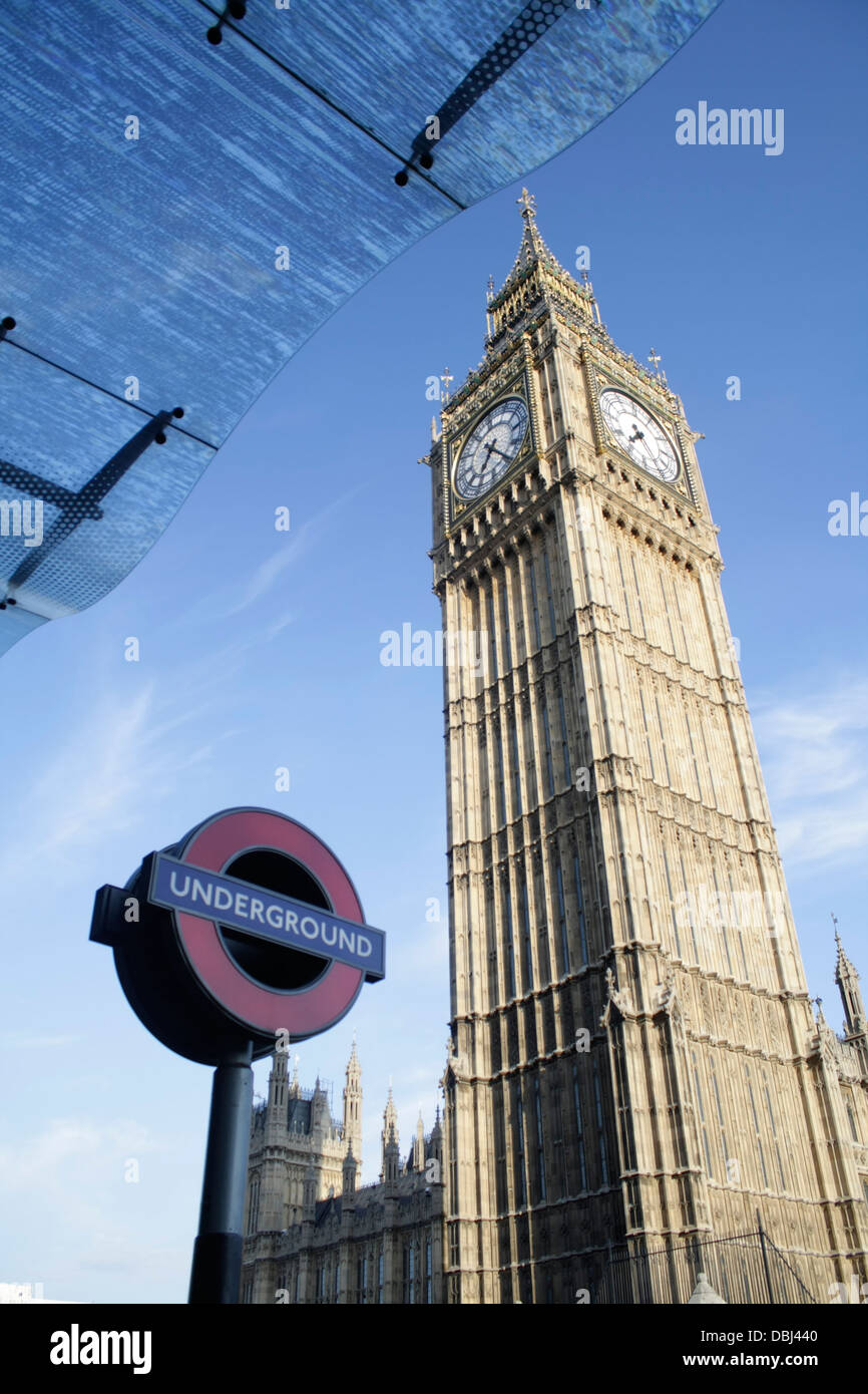 London and his Big Ben Stock Photo