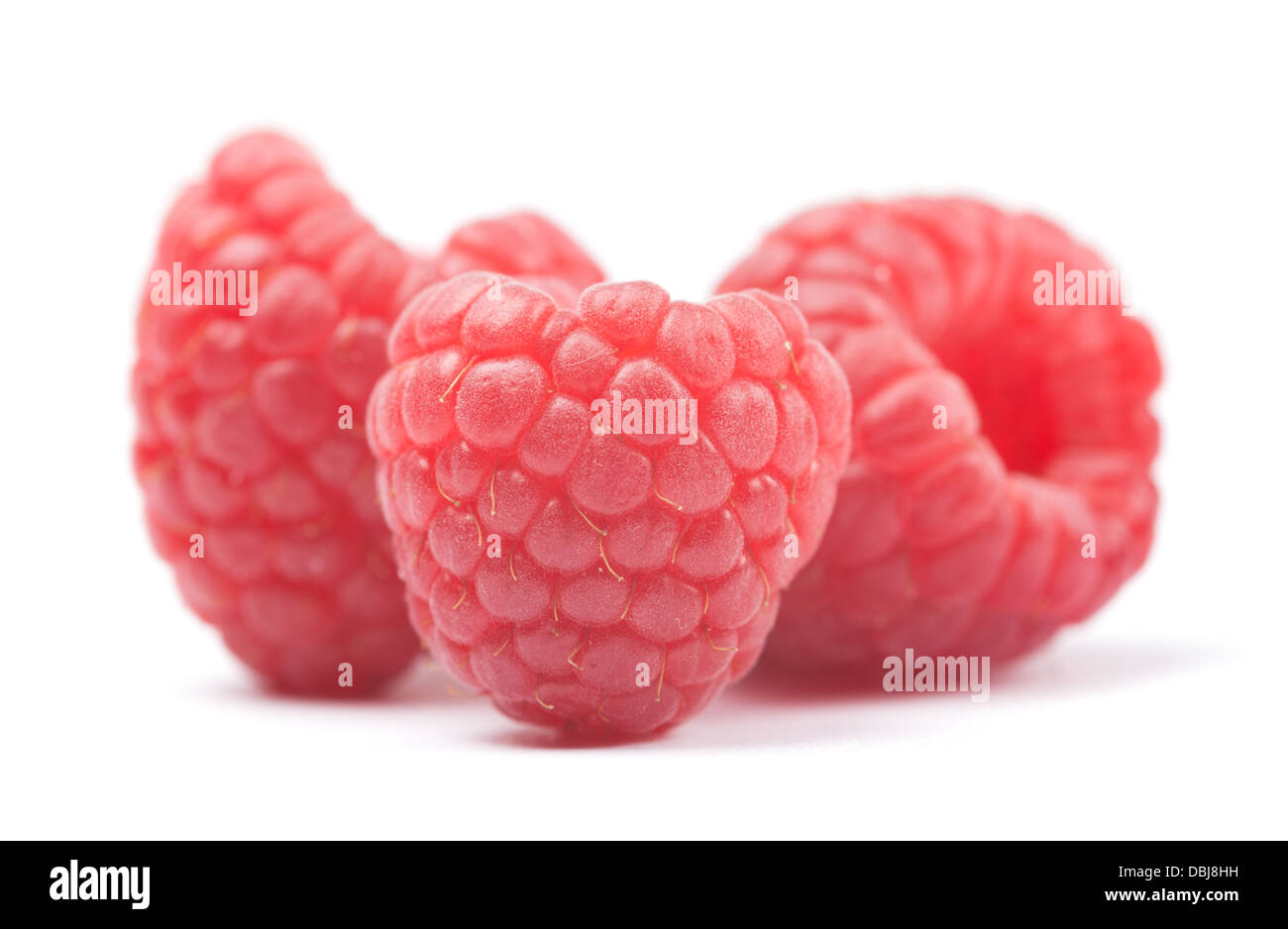 raspberries Stock Photo