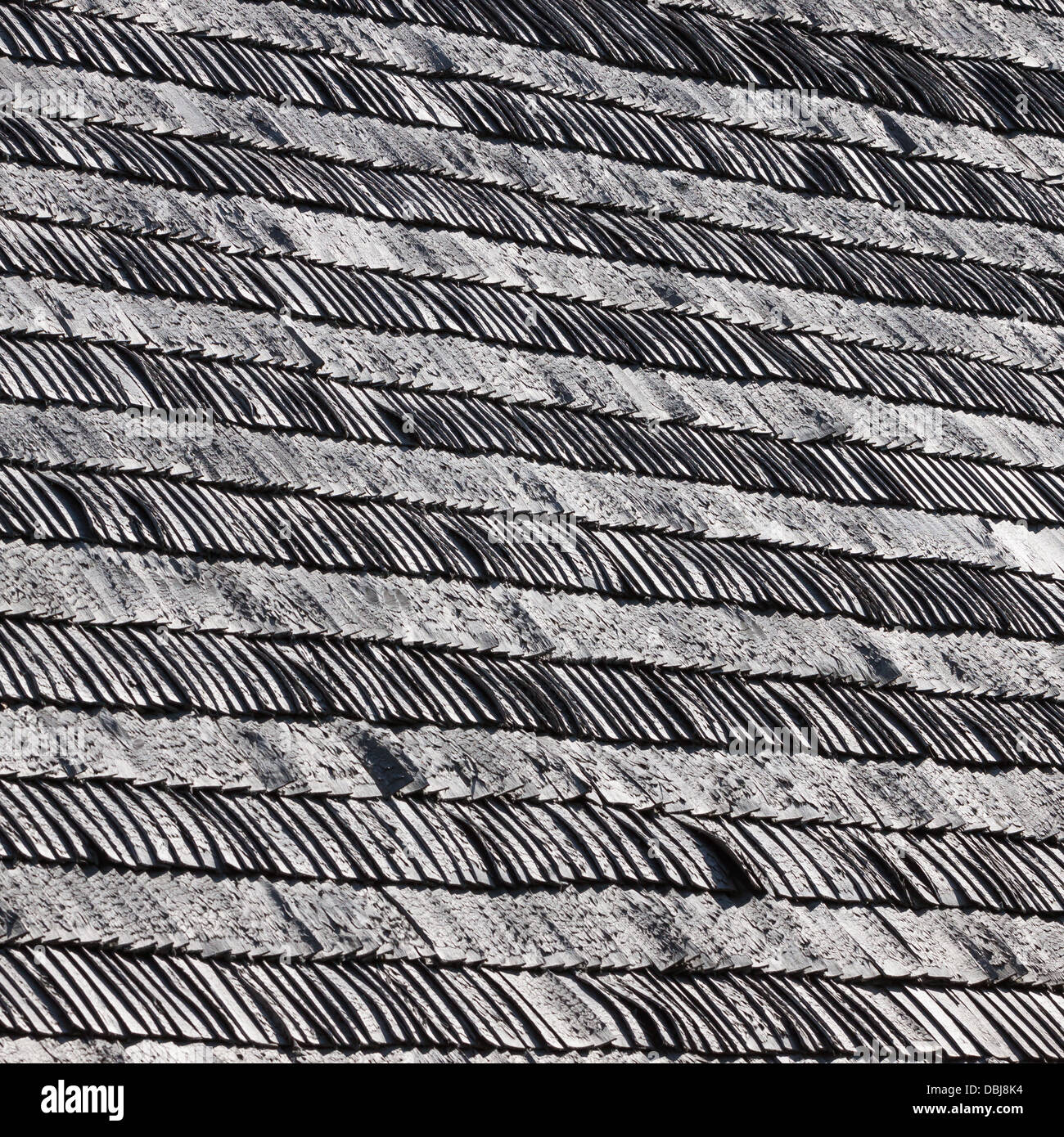 Straw roof as a background Stock Photo