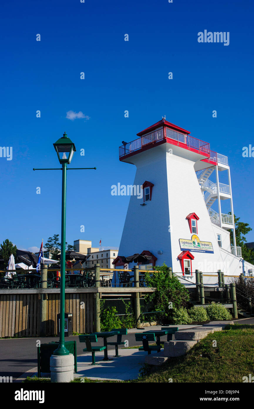 Fredericton new Brunswick lighthouse Stock Photo Alamy