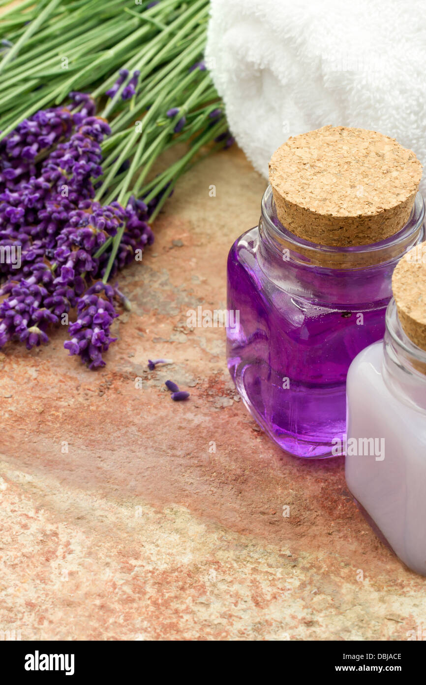 Spa wellness products Stock Photo