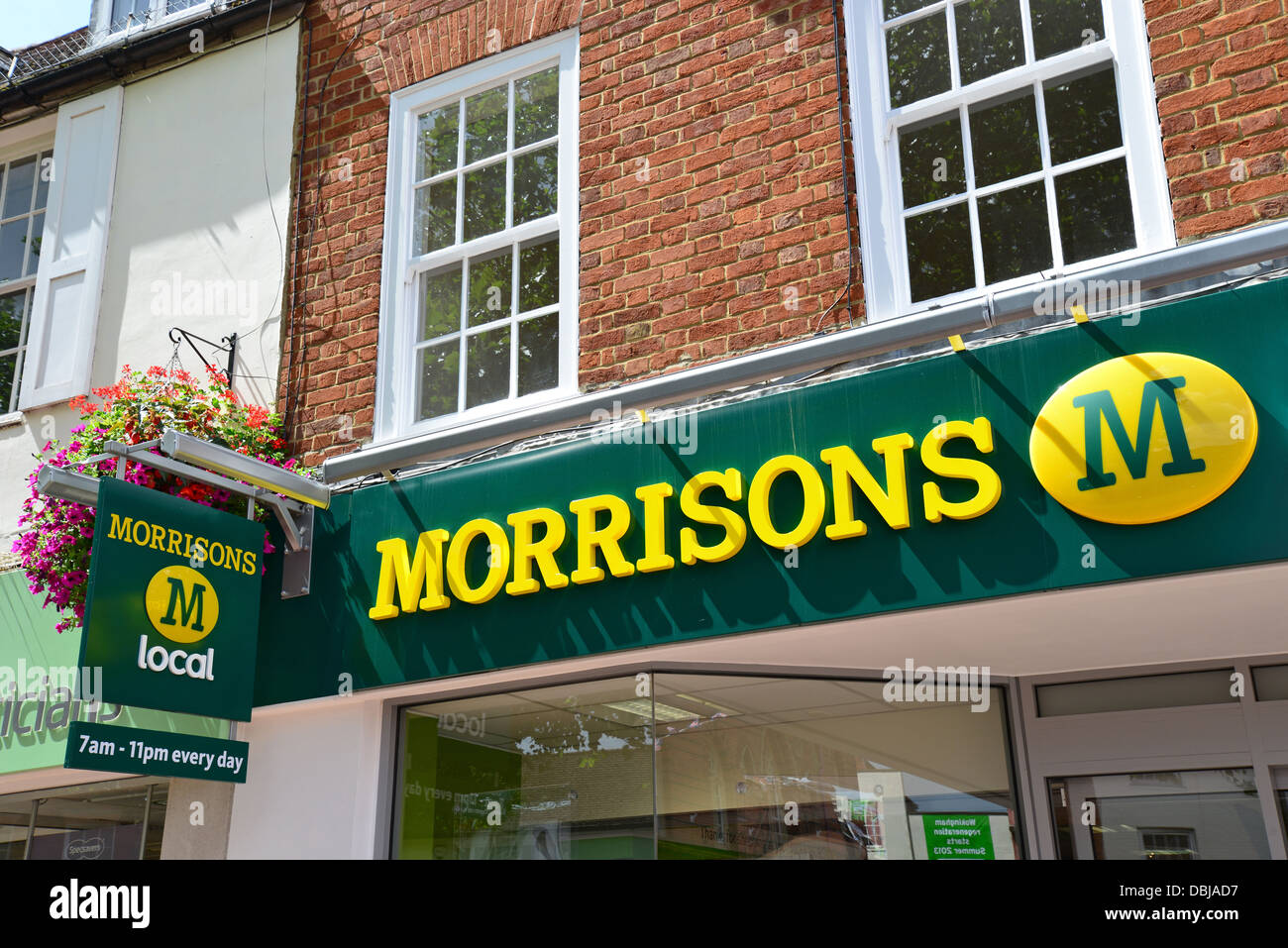 Morrisons Local Supermarket, Market Place, Wokingham, Berkshire, England, United Kingdom Stock
