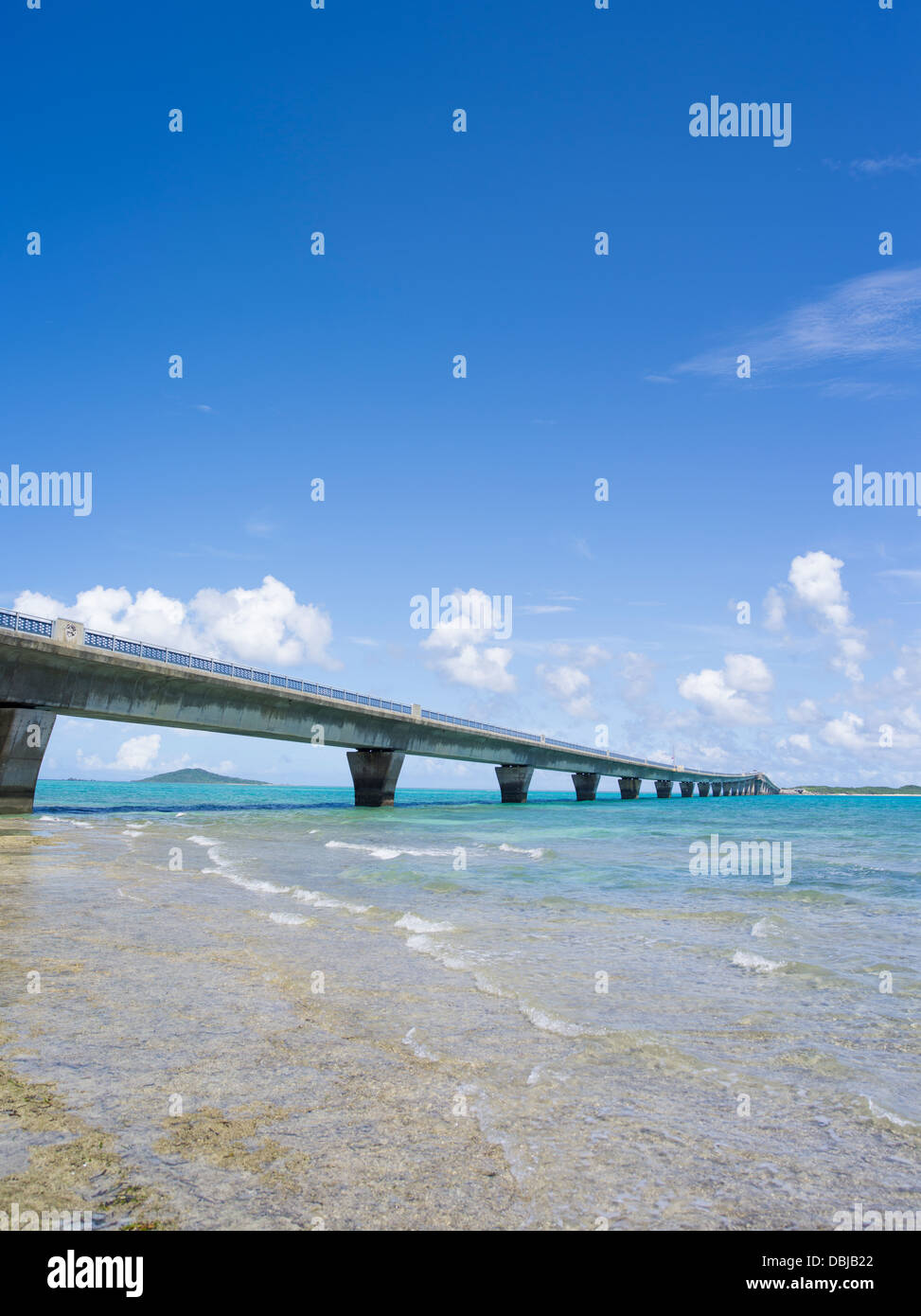 Ikema-Jima Bridge- Miyako Island, Okinawa, Japan Stock Photo