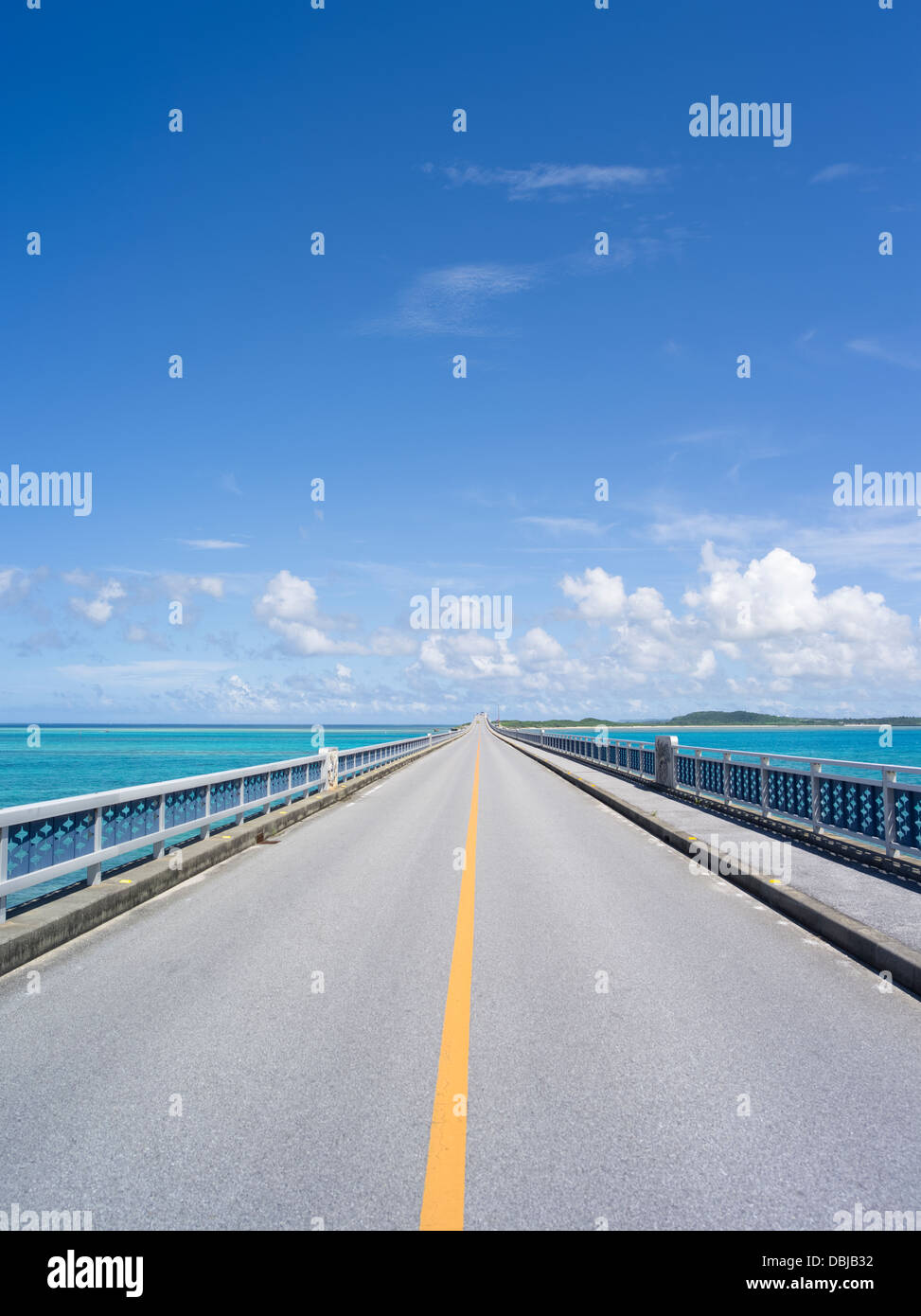 Ikema-Jima Bridge- Miyako Island, Okinawa, Japan Stock Photo