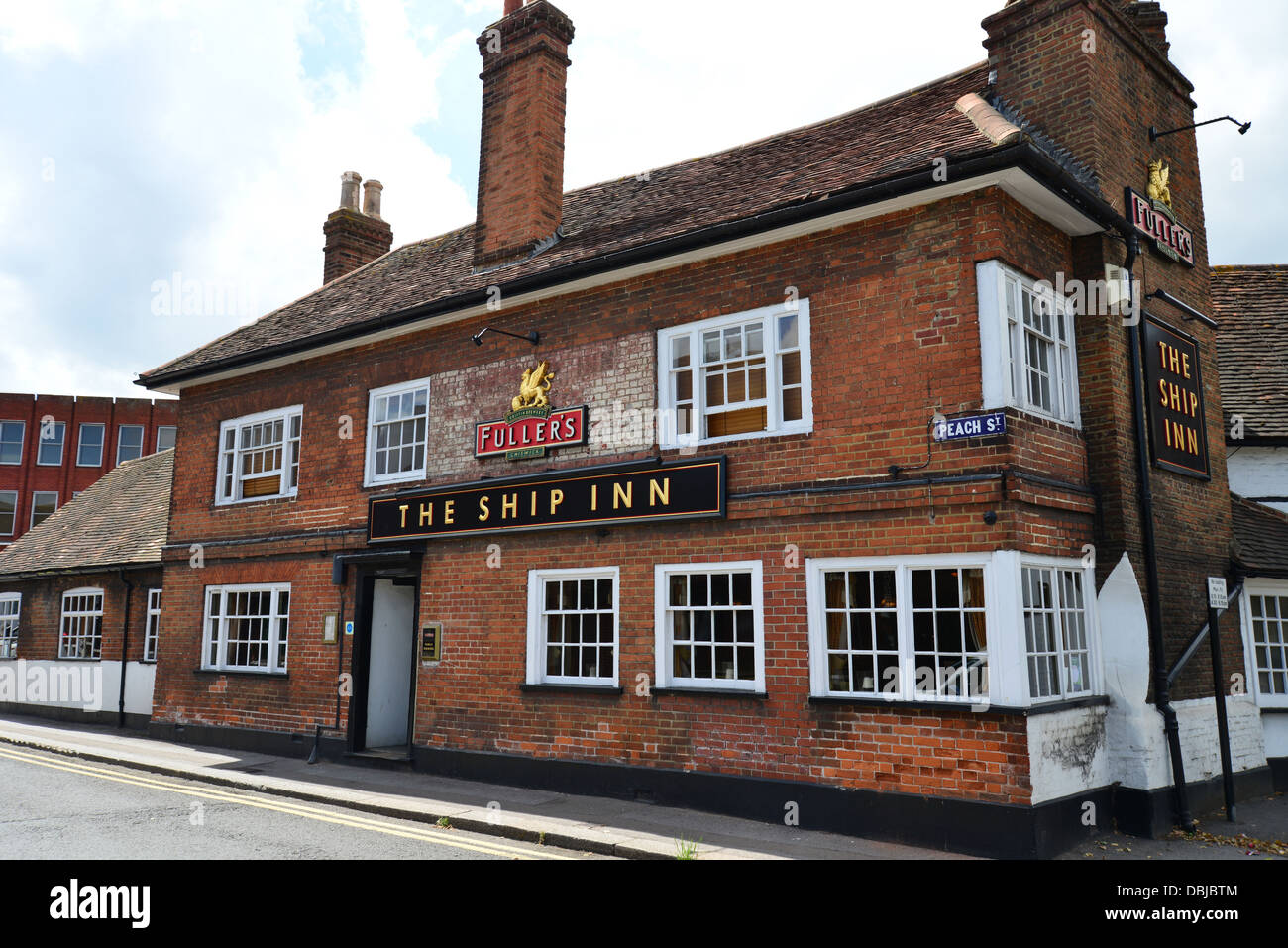 The Ship Inn, Peach Street, Wokingham, Berkshire, England, United Kingdom Stock Photo
