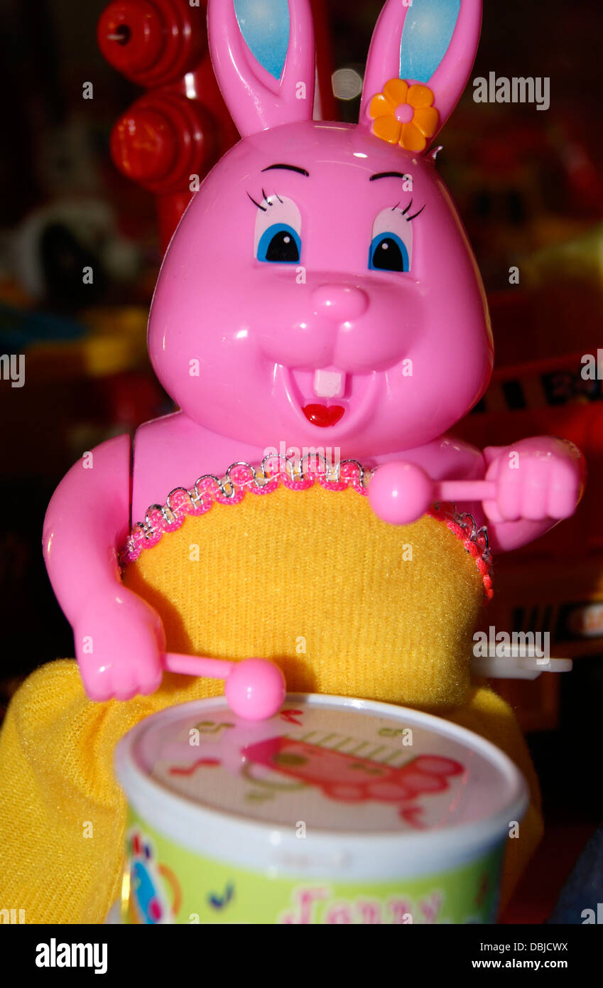 Rabbits toy playing funny hires stock photography and images Alamy
