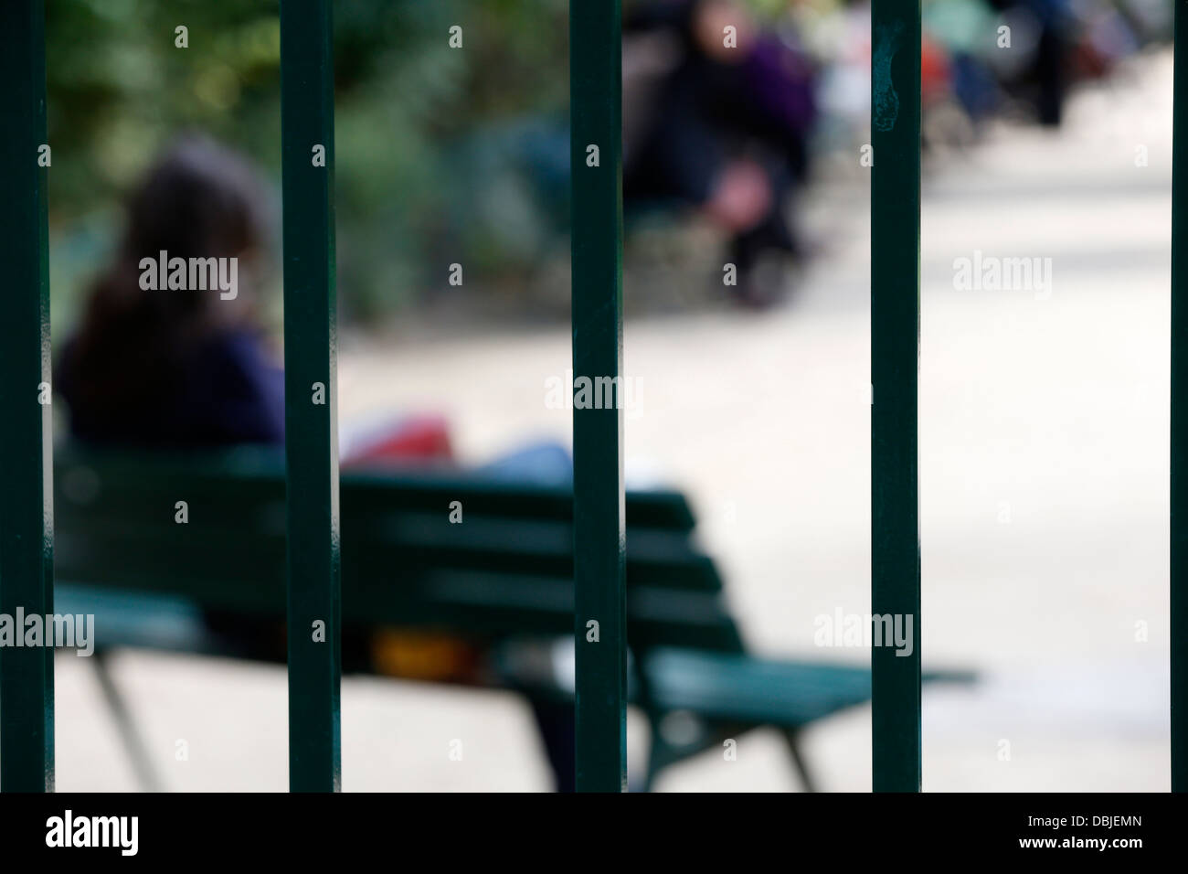 Alone in public hi-res stock photography and images - Alamy