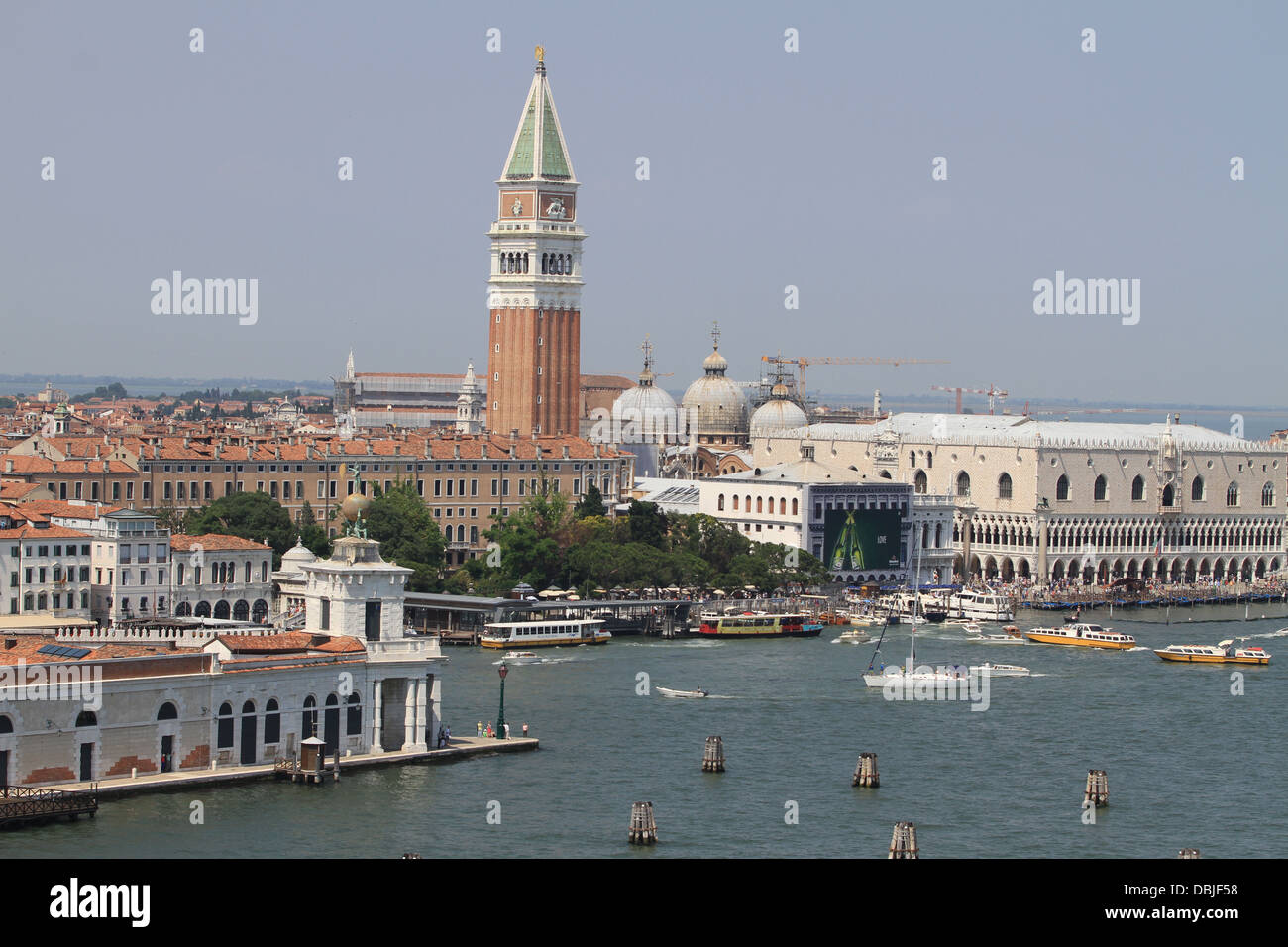 Panoramic view of St Marc's Square in Venice, Italy Stock Photo - Alamy