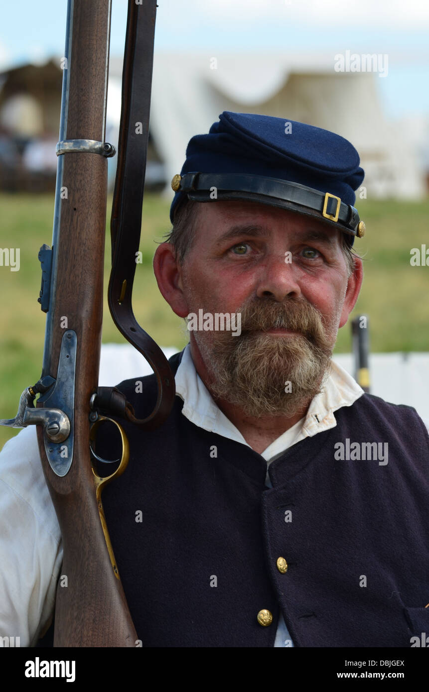 A reenactment marks the 150th anniversary of the Battle of Gettysburg