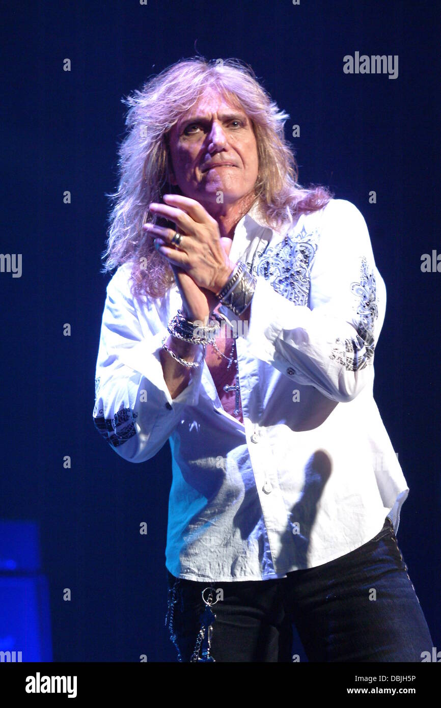 David Coverdale performing with Whitesnake at the Hammersmith Apollo London England 20.06.11 Stock Photo
