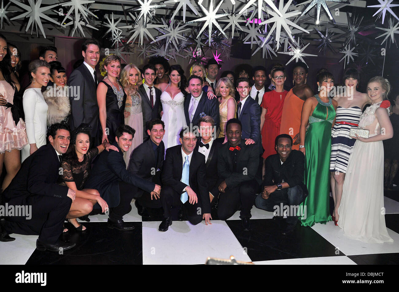 Cast of Hairspray, at the Sydney premiere of the musical ‘Hairspray’ at