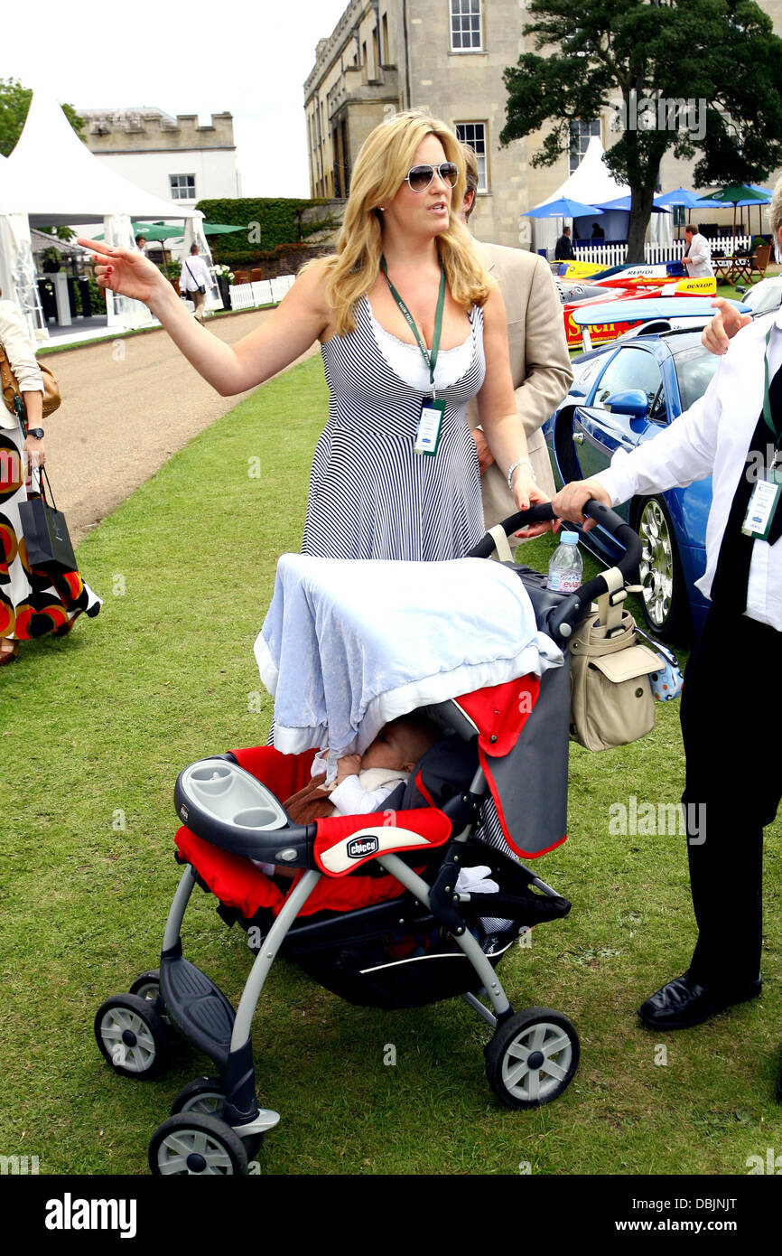 Rod Stewart and his son Aiden at the last day of the annual three day