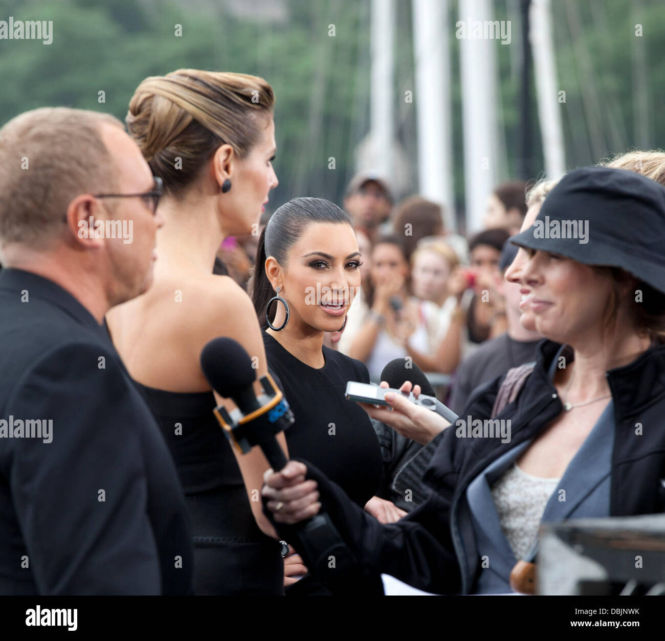 Kim Kardashian, Nina Garcia, Michael Kors, Heidi Klum 'Project Runway