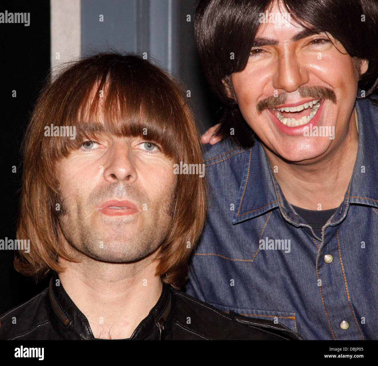 Liam Gallagher and Rain cast member Joe Bithorn Liam Gallagher and his