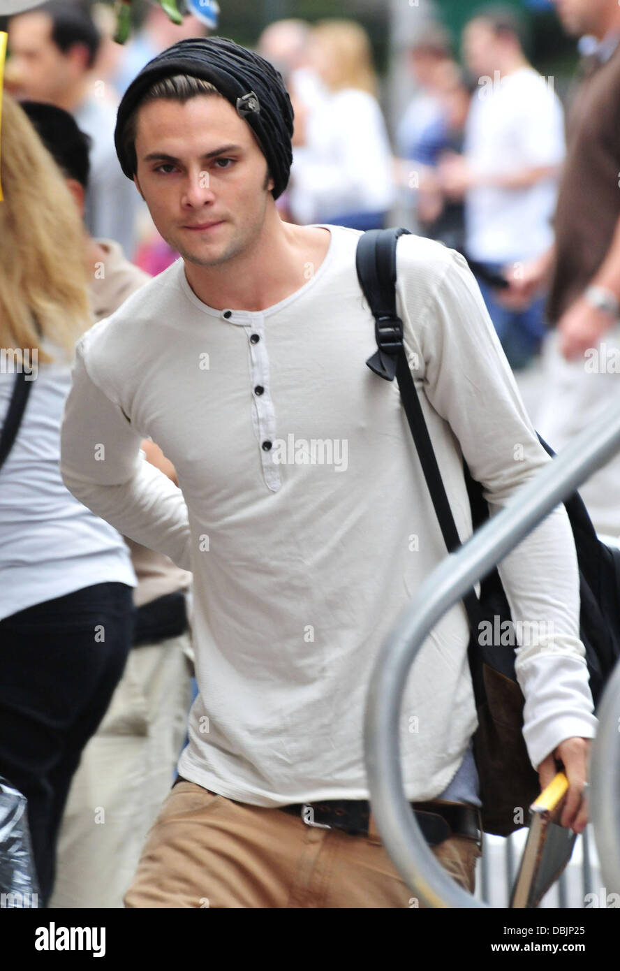 Shiloh Fernandez on the movie set of 'Syrup' New York City, USA - 24.06.11  Stock Photo - Alamy