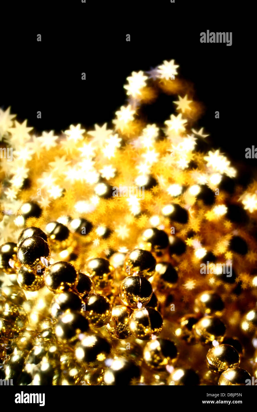 golden stars holiday background close up Stock Photo - Alamy