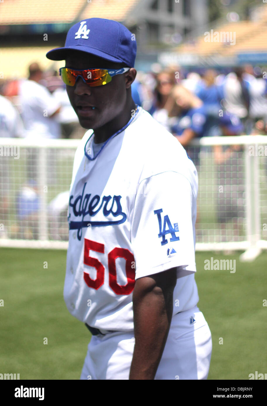 Dodgers baseball jersey hi-res stock photography and images - Alamy