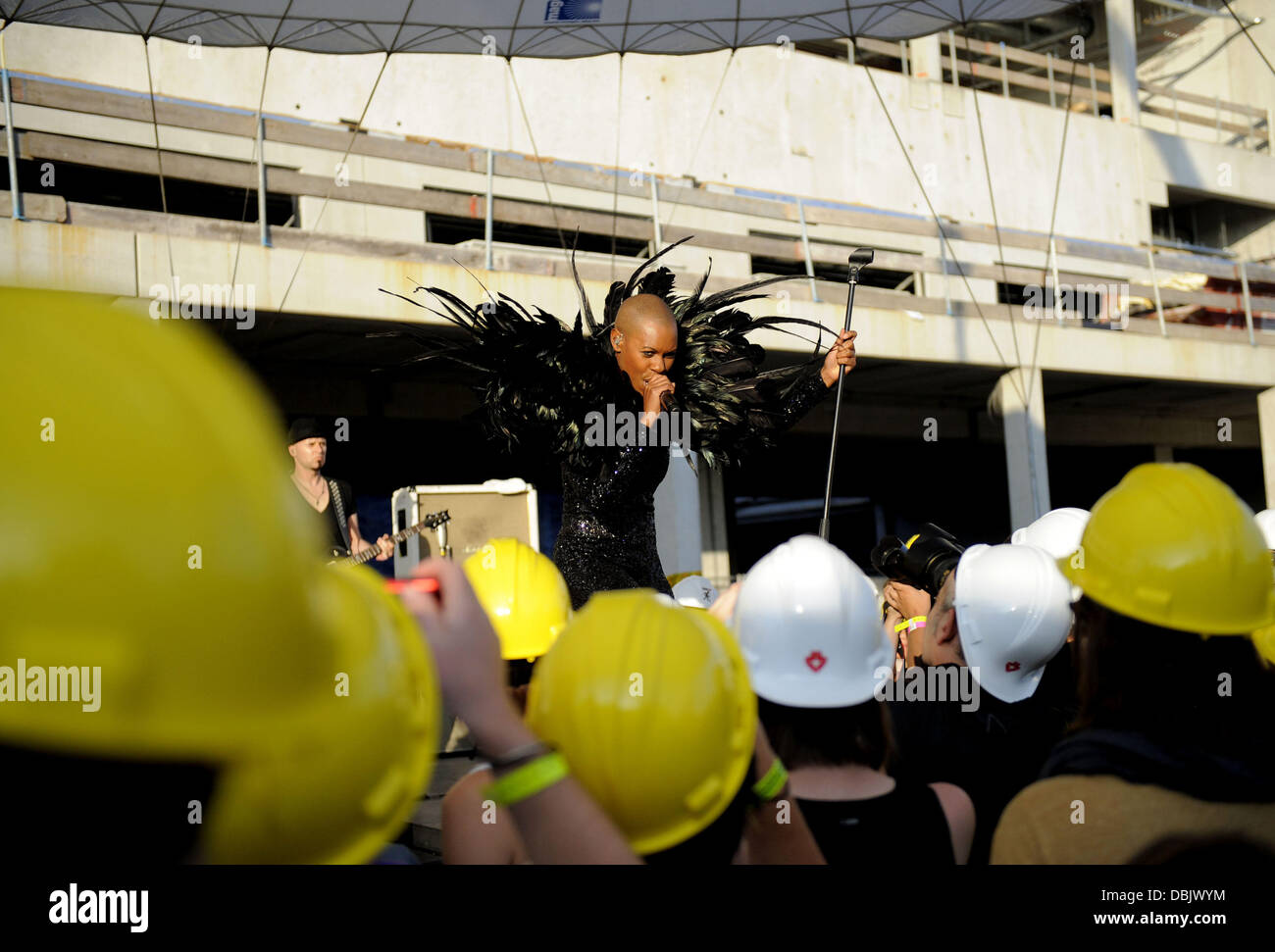 Skin of Skunk Anansie Skunk Anansie perform a special gig at 'Ziggo ...