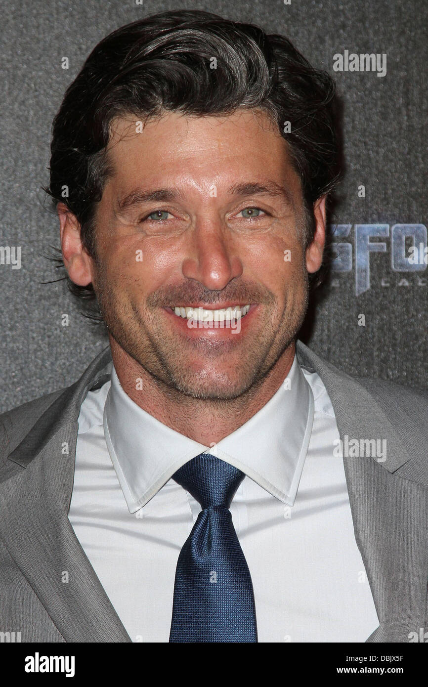 Patrick Dempsey French premiere of Transformers 3 held at Le Grand Rex