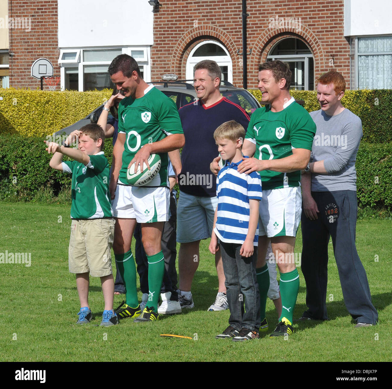 Brian O Driscoll Paul O Connell And Jonathan Sexton The Residents Stock Photo Alamy