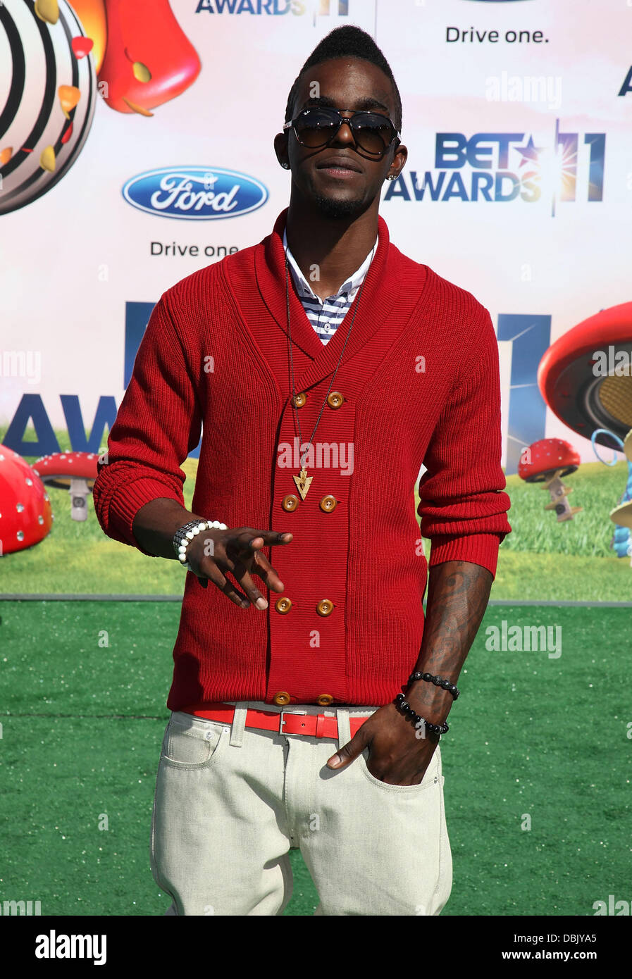 Roscoe Dash The 11th Annual BET Awards held at the Shrine Auditorium Arrivals Los Angeles